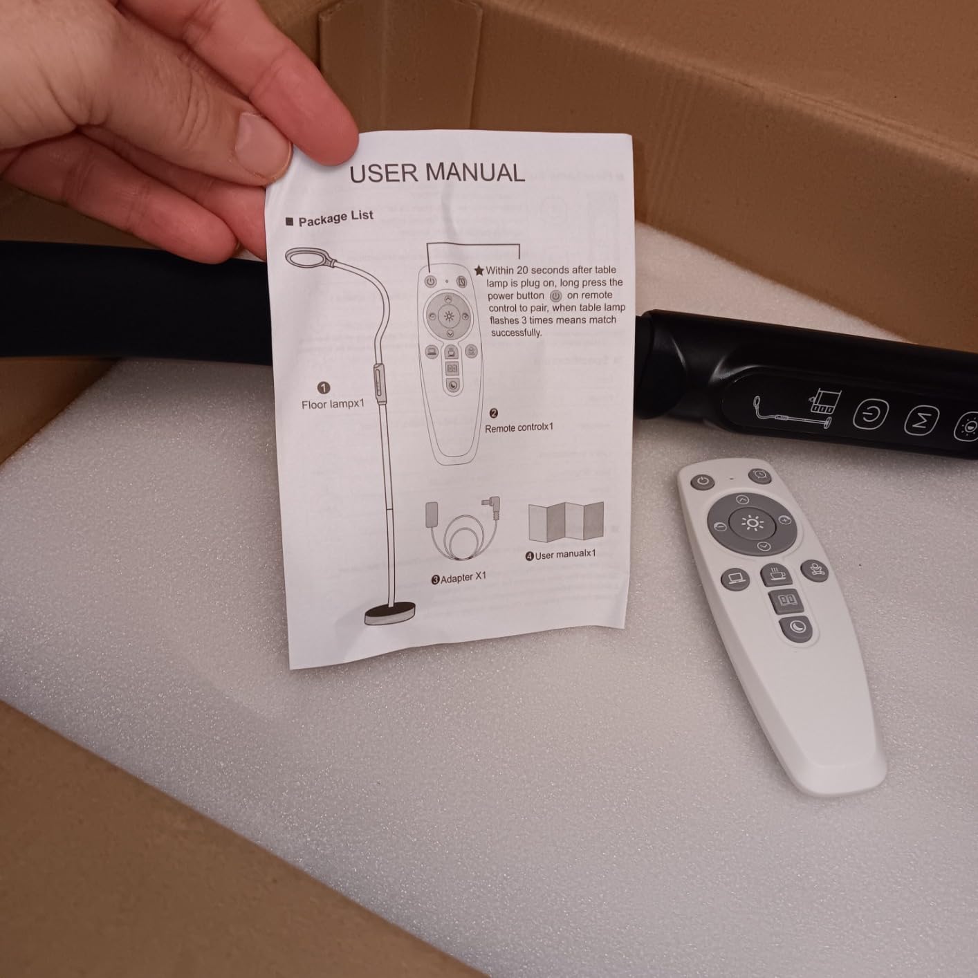 Happy Light Therapy lamp 11000 Lux, LED UV-Free Sunlight lamp,Full Spectrum Happy Therapy lamp with 10 Adjustable Brightness Levels, 2 in 1 Retractable Floor Sad Lamp (Black) customer photo 2