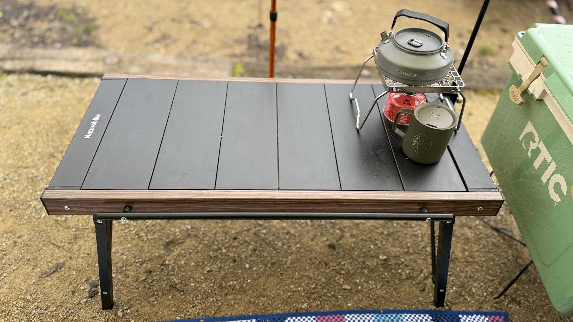 Naturehike Folding IGT Camping Table, Portable IGT Cook System, Ultralight Aluminum Camp Table for Outdoor Picnic Car RV Trip Patio Backyard BBQ customer photo 2