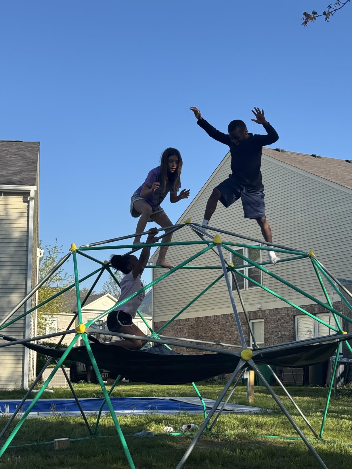 Merax 13FT Climbing Dome with Hammock, Outdoor Geometric Dome Climber customer photo 2