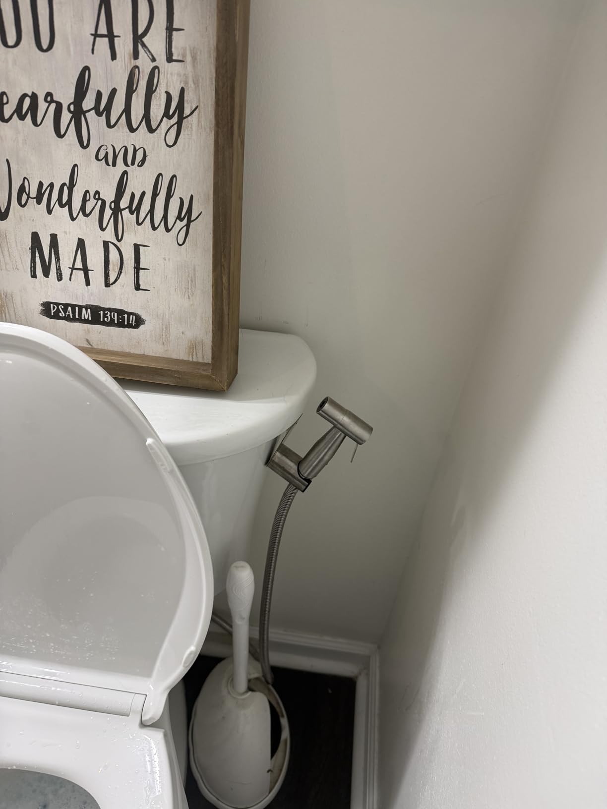 Arofa Hot and Cold Bidet Sprayer for Toilet, Warm Water Bidet Attachment customer photo 2
