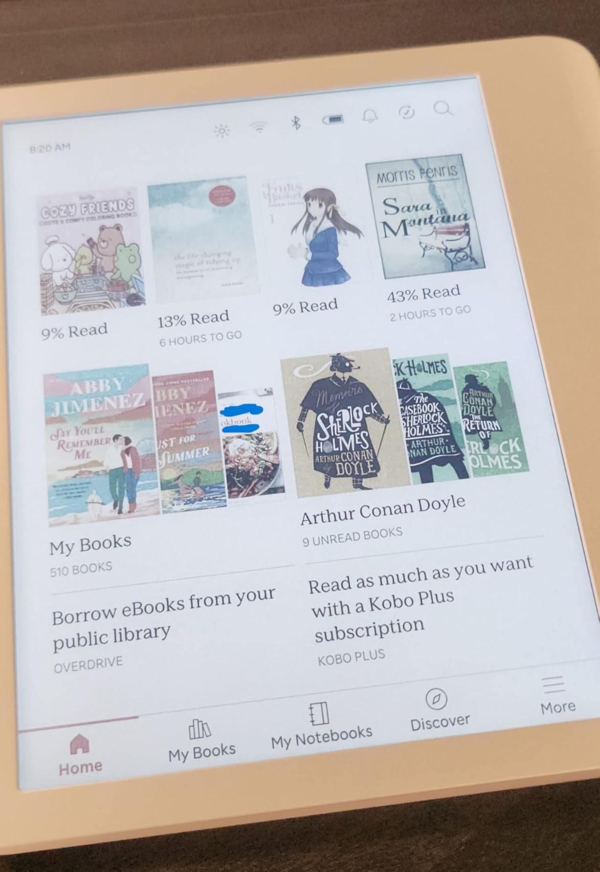 Kobo Libra Colour | eReader | 7” Glare-Free Colour E Ink Kaleido™ 3 Display | Dark Mode Option | Audiobooks | Waterproof | Black customer photo 1