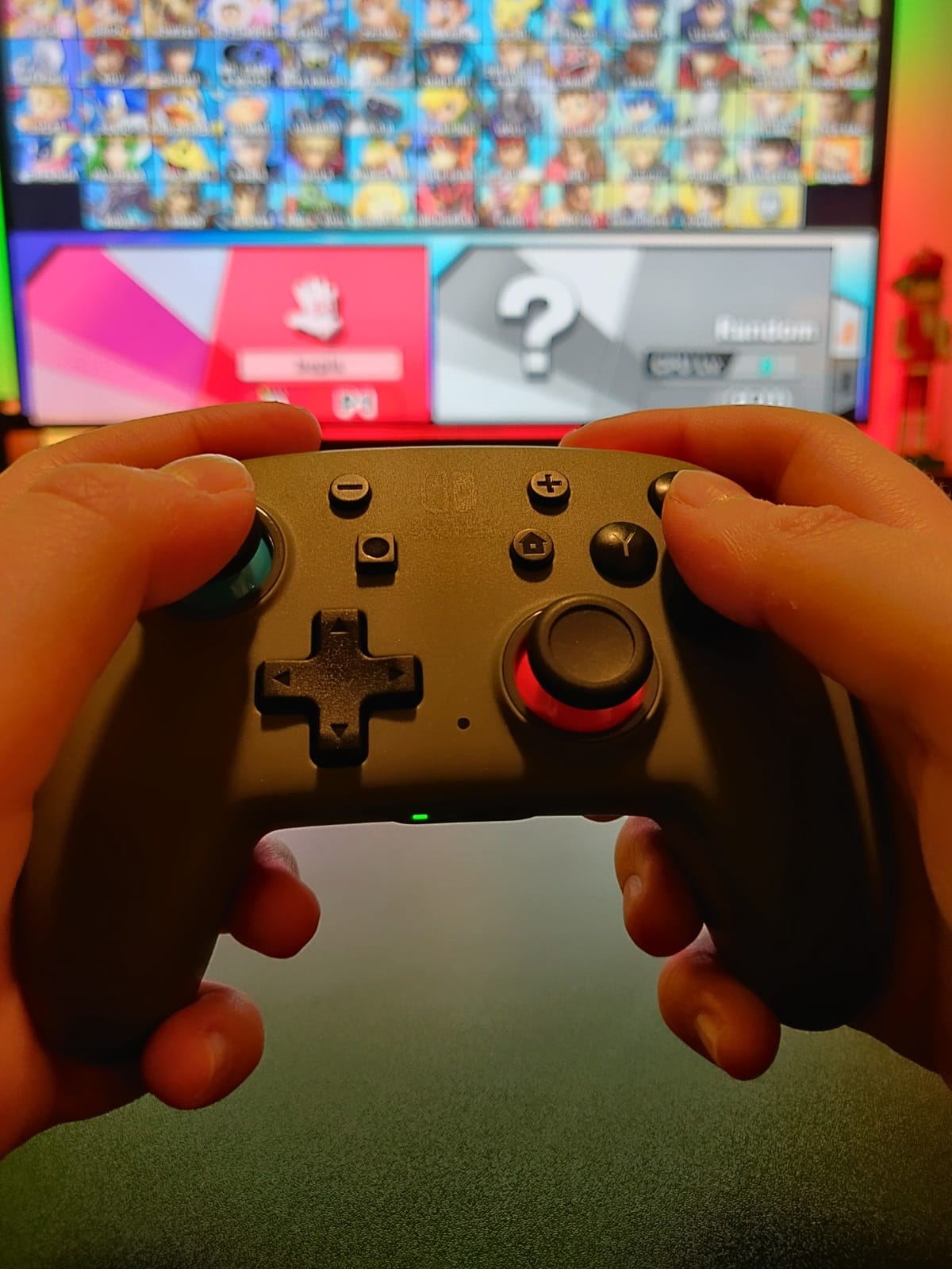 PowerA Nano Enhanced Wireless Controller for Nintendo Switch - Pikachu Garden, mini, portable, gamepad, motion controls, bluetooth customer photo 1