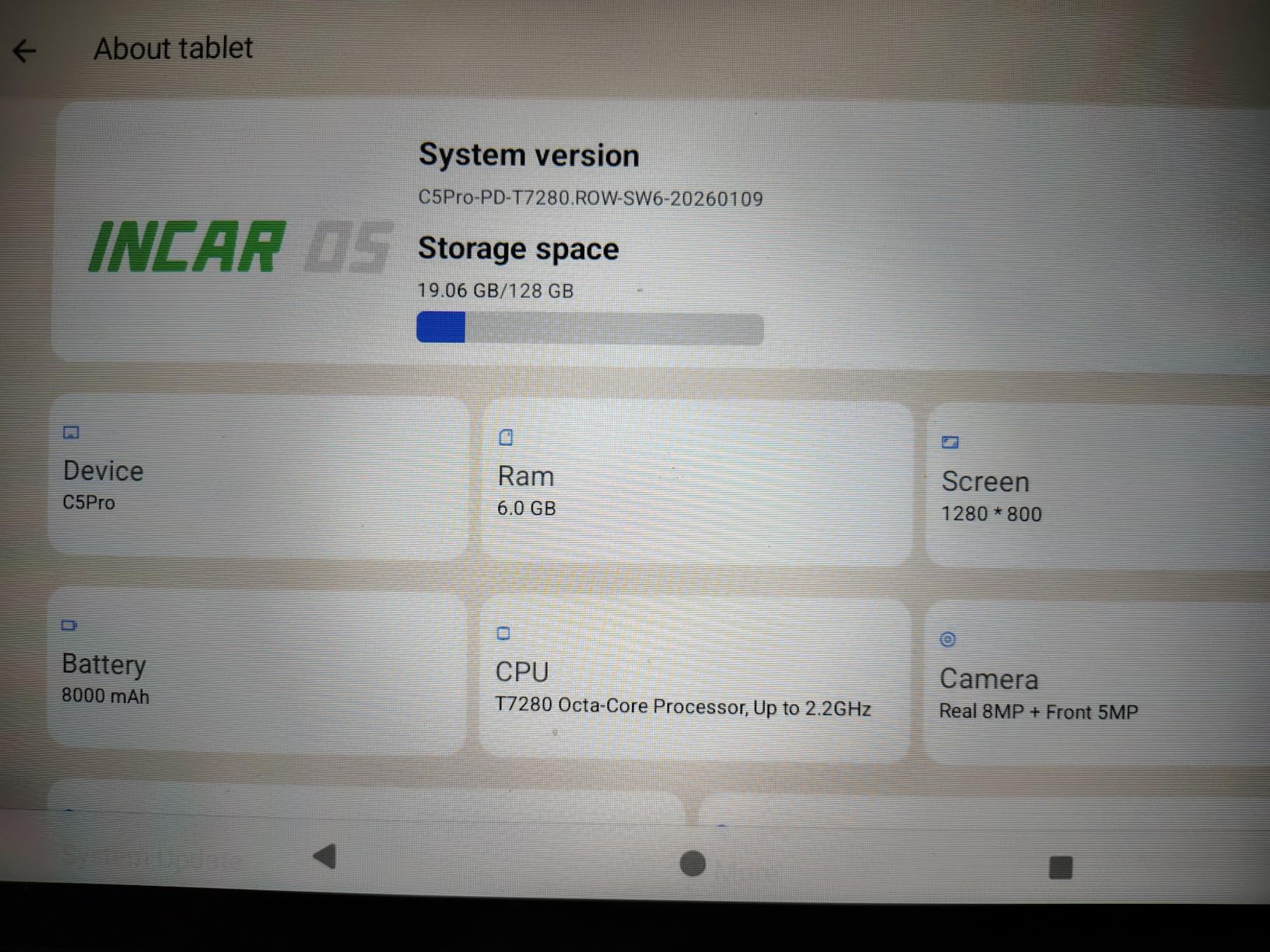 11 Inch Android 16 Tablet, Octa Core, 28GB RAM 128GB ROM 1TB Expand, Blue customer photo 1