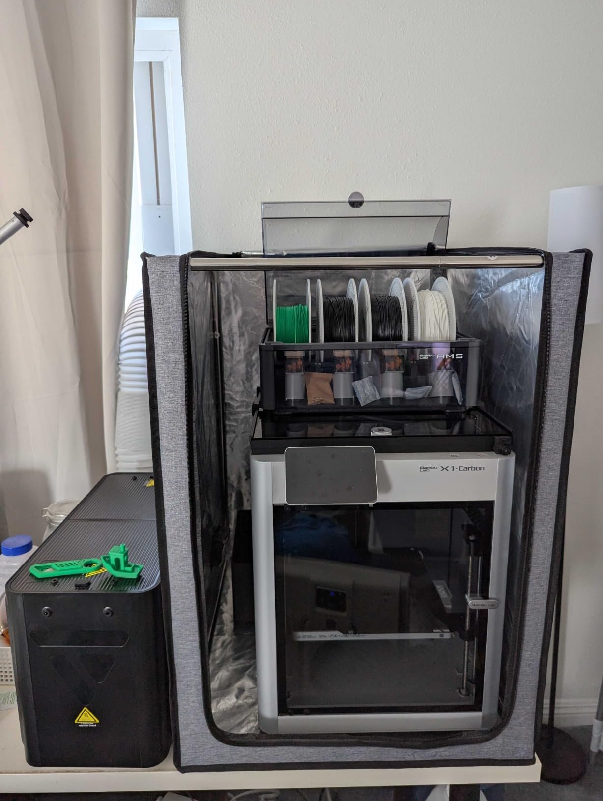 Multifunctional 3D Printer Enclosure Ventilation Eliminate Odors Tent Cover customer photo 1