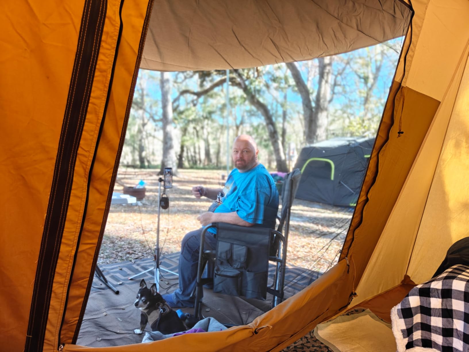 Colegence Oversized Camping Chair, 600-lb Capacity, Heavy-Duty Steel Frame customer photo 1