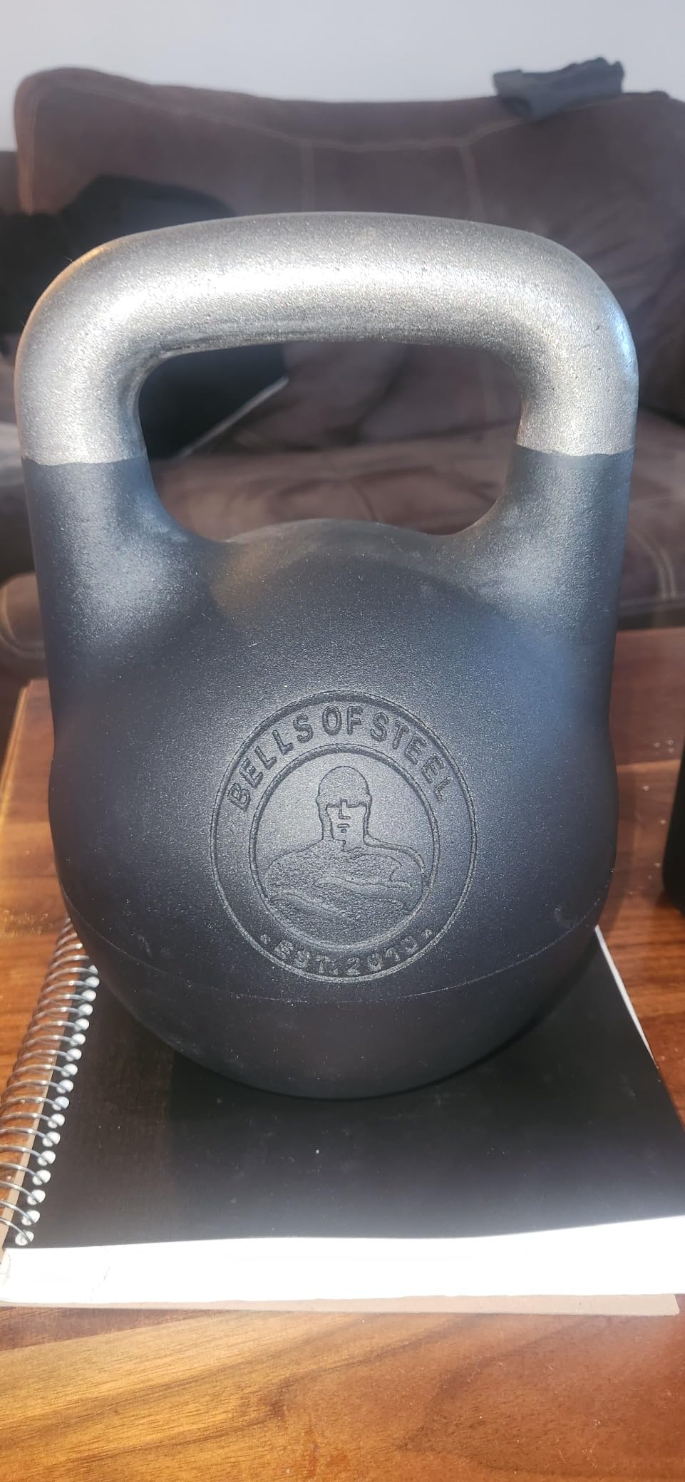 Adjustable Kettlebell Set Bells of Steel - Steel Shell 35mm Handle Home customer photo 1