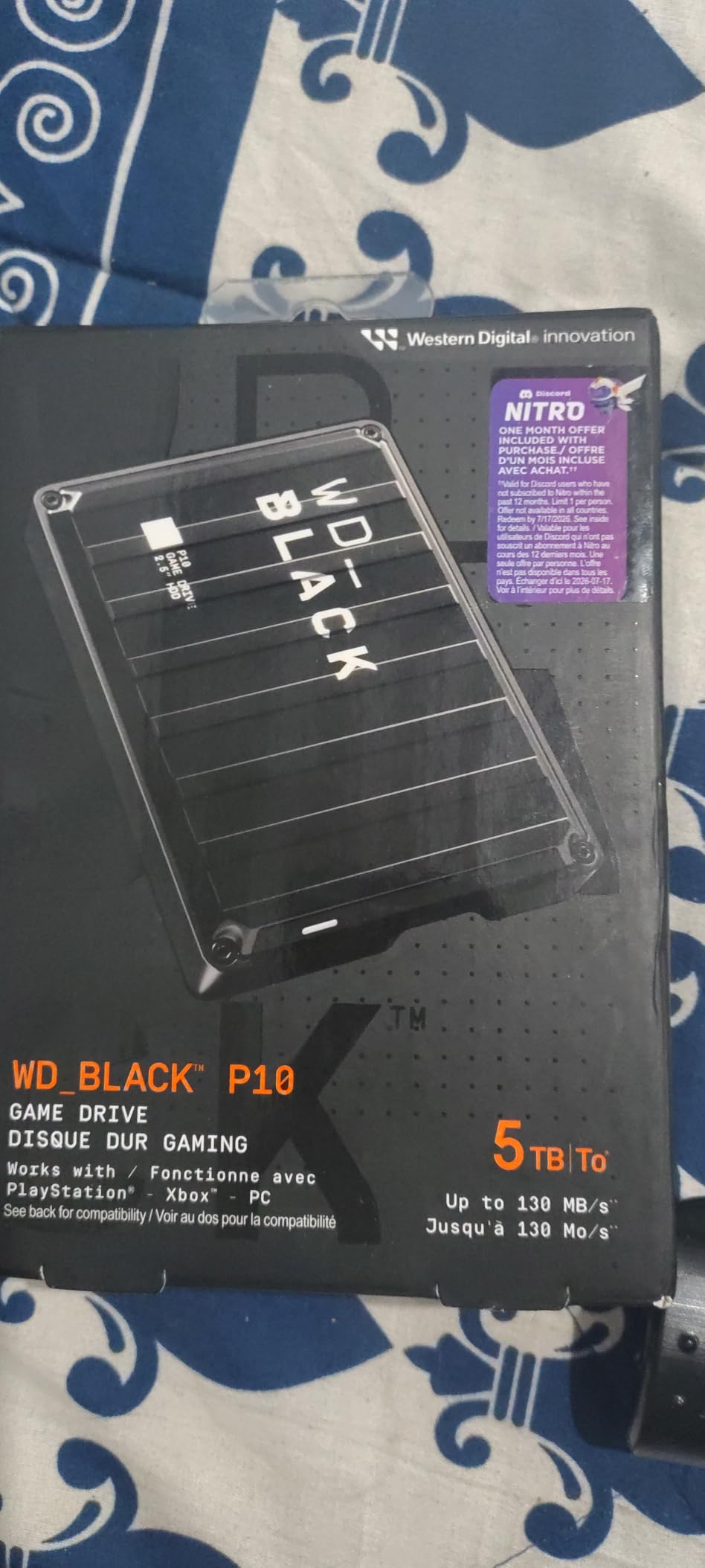 WD_Black 6TB P10 Game Drive, Portable External Hard Drive, Works with PlayStation, Xbox, & PC - WDBZ7D0060BBK-WESN customer photo 1