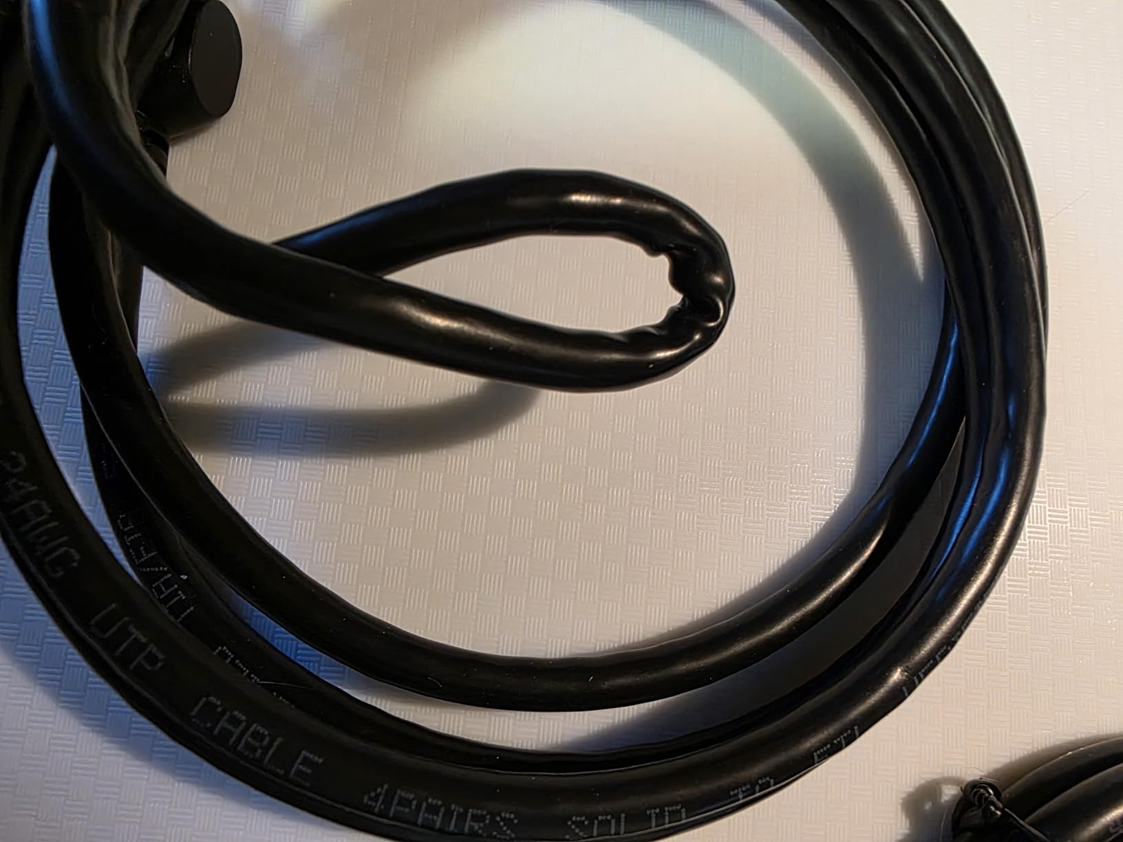 Jadaol [UL Listed] Snagless Cat6 Ethernet Cable 50 ft 10Gbps, PoE++, White customer photo 1