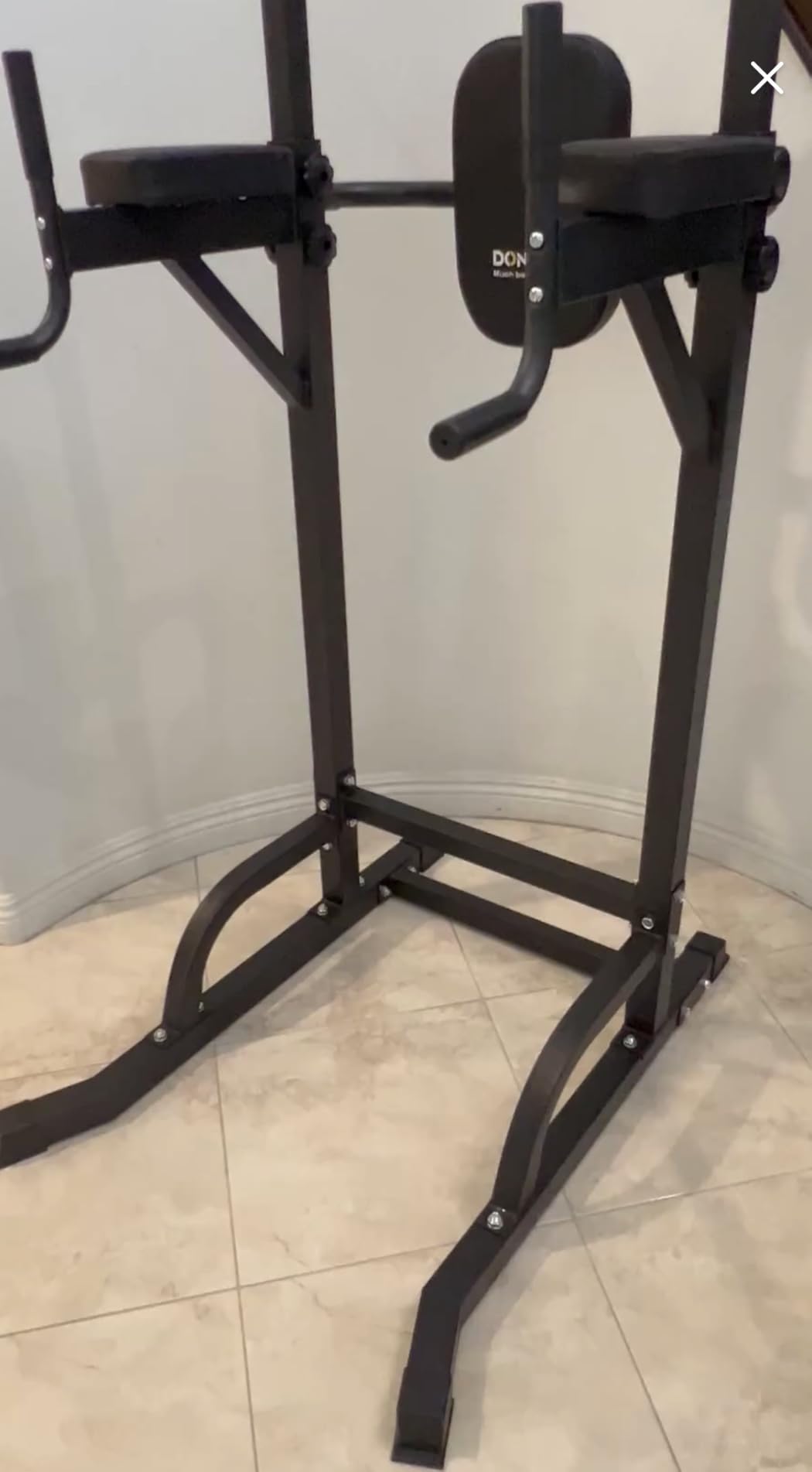 DONIUZ Power Tower Pull Up Bar and Dip Station, Multi-Function Home Gym, Strength Training Fitness Equipment, Height Adjustable customer photo 2