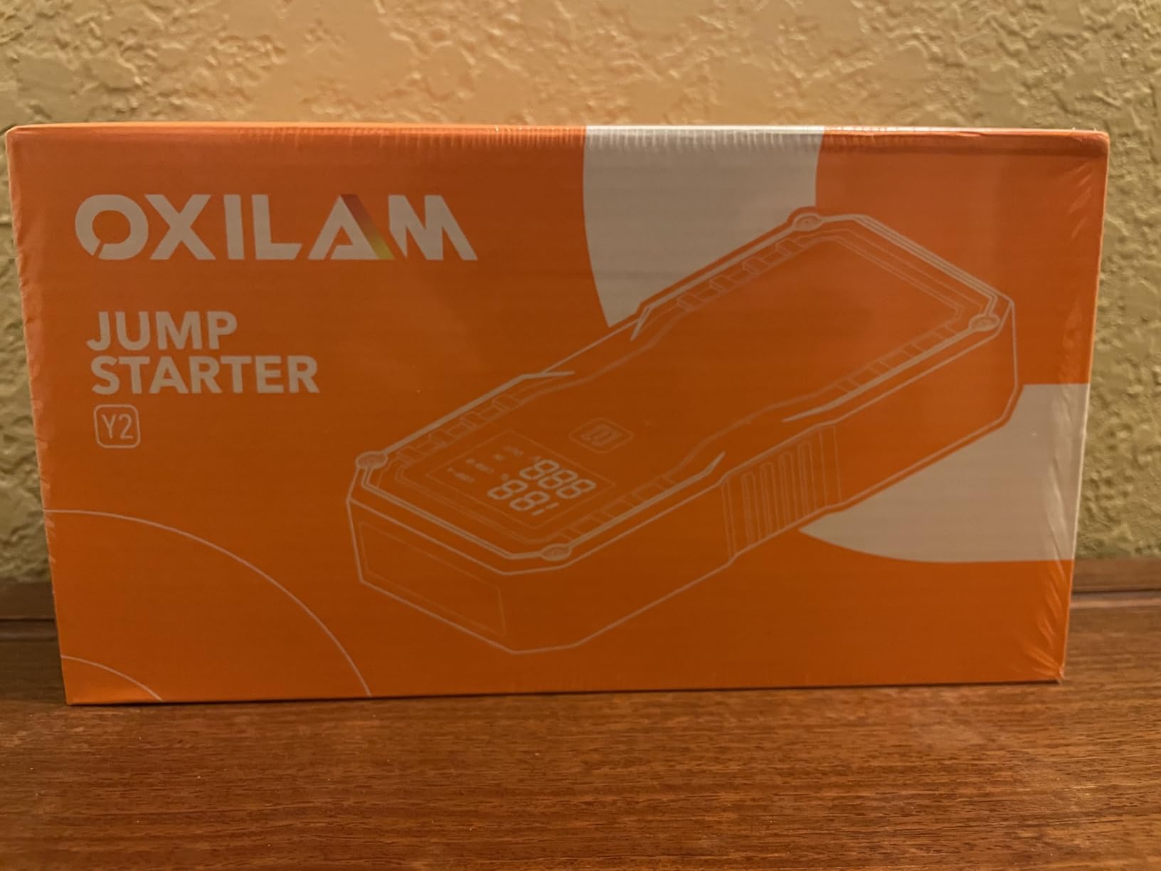 OXILAM Jump Starter 6000A for All Gas/12L Diesel, Car Battery Jumper Starter Portable, 12V Lithium Jump Box with Jumper Cables, LED Display, LED Light, Power Bank with USB, Type C Port customer photo 1