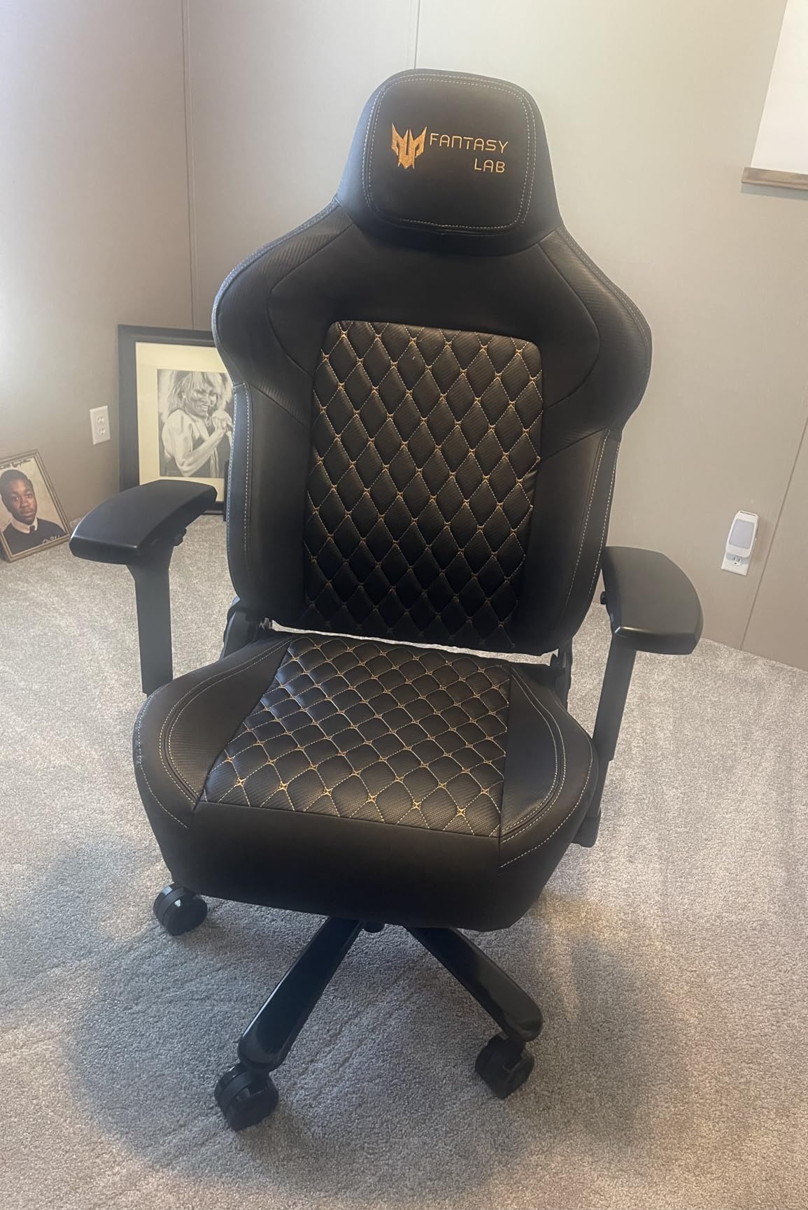 Big and Tall Gaming Chair 440LBS Gaming Chair with Metal Base Memory Foam Lumbar 4D Adjustable Armrest Computer Chair for Heavy People Ergonomic High-Back customer photo 1