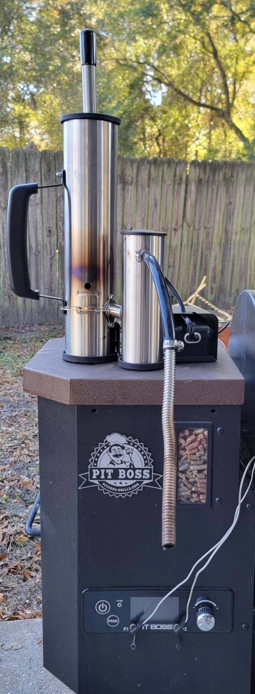 Outdoor Smoke Generator, Stainless Steel Electric Smoker, Smoke Tube for Pellet Smoker, Hot/Cold Smokers with Adjustable Smokes Volume Air Pump, Perfect for Cold Smoking Cheese, Traeger accessories customer photo 2