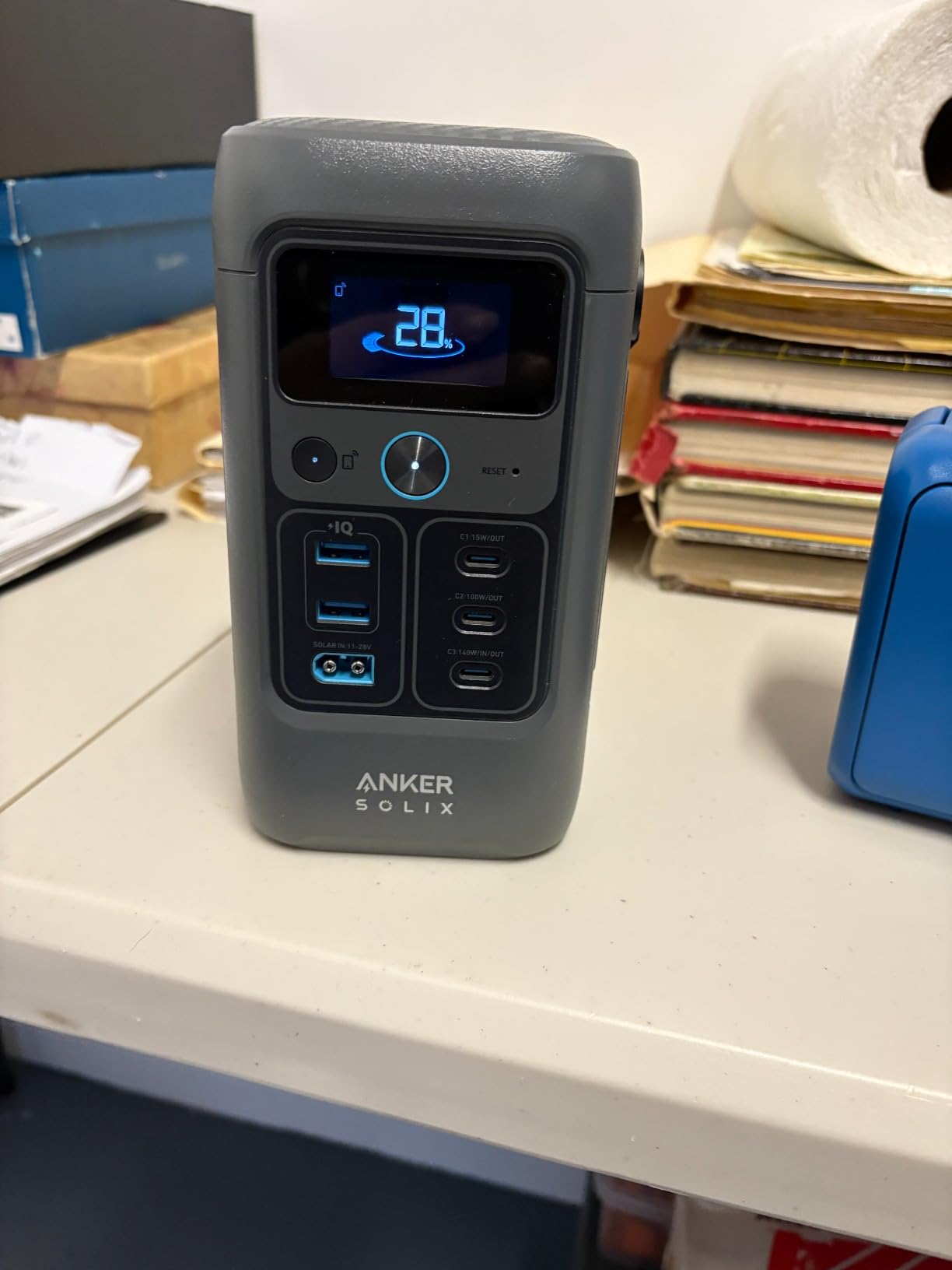 Anker SOLIX C200 DC Power Bank Station, 192Wh Portable Power Station, LiFePO4 Battery, 200W Solar Generator, for Outdoor Camping, Traveling, and Emergencies (No Wall Charger Included) customer photo 1