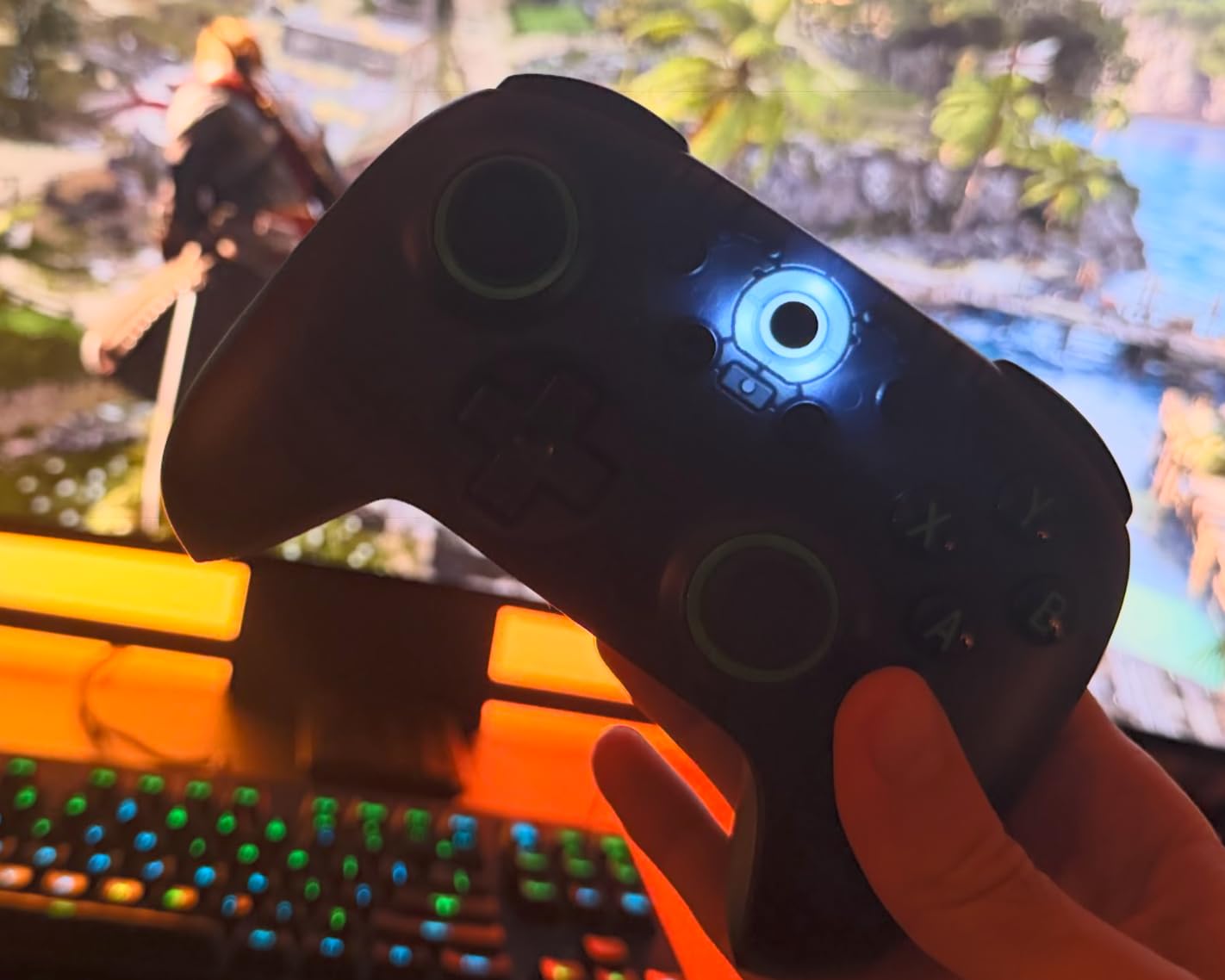 8Bitdo Ultimate 2C Wireless Controller for Windows PC and Android, with 1000 Hz Polling Rate, Hall Effect Joysticks and Triggers, and Remappable L4/R4 Bumpers (Green) customer photo 1