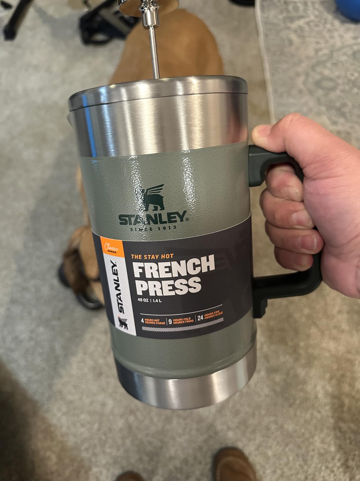 STANLEY Stay-Hot French Press, Black 2.0 customer photo 2