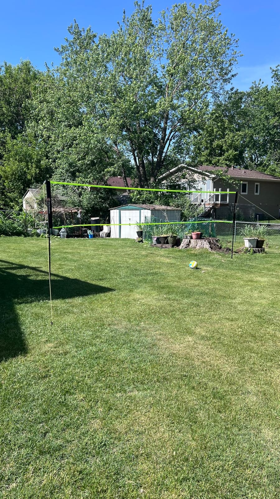 Portable Outdoor Volleyball Net Set 20FT / 32FT, 4 Adjustable Heights customer photo 1