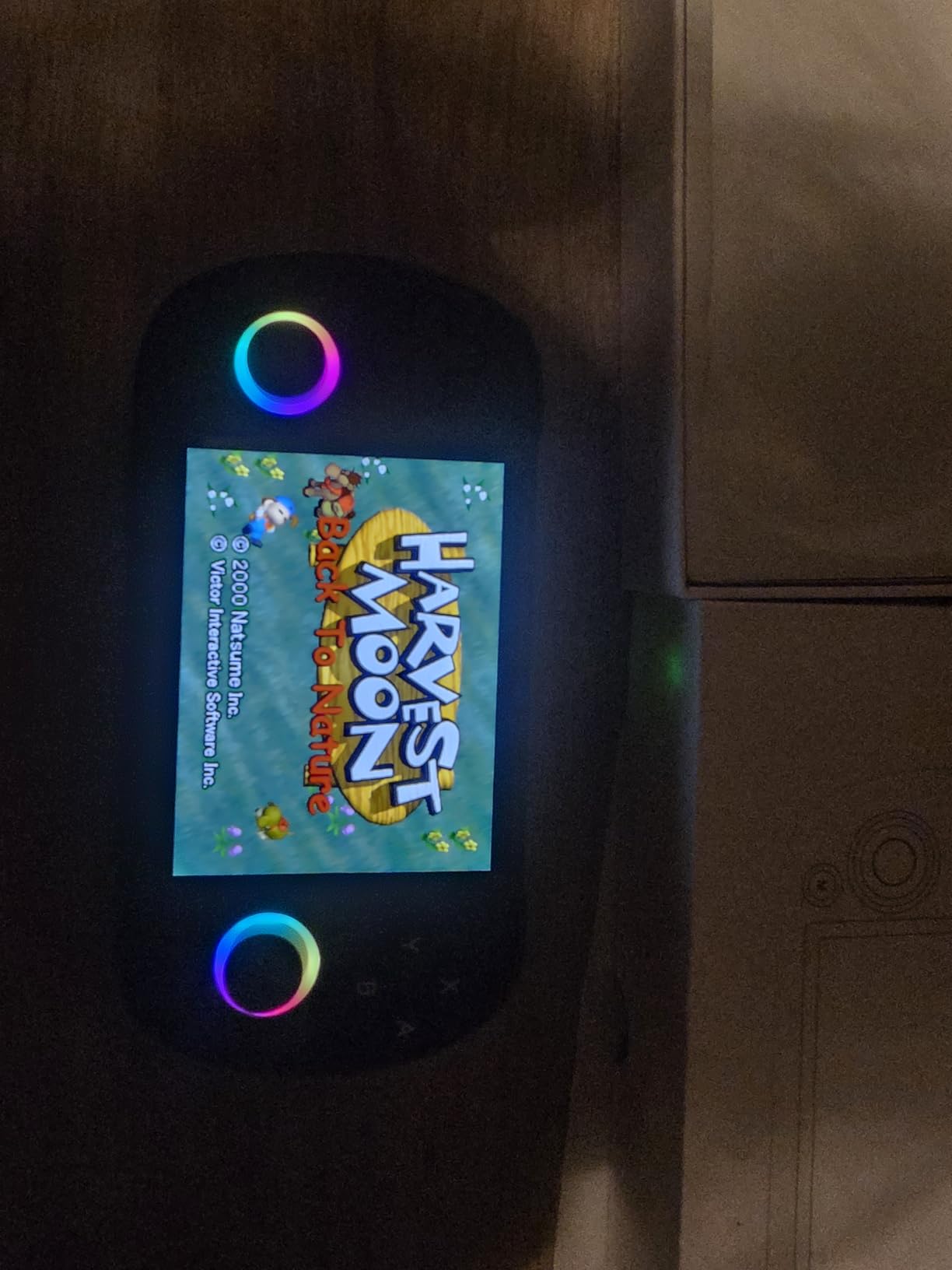 Anbernic RG40XX H Retro Handheld Game Consoles RG40XXH Retro Gaming Console 64 TF Card Preloaded Games 5000+ Portable Gaming Console Linux System 4.0'' IPS Screen WiFi Bluetooth HD and TV Output Black customer photo 2