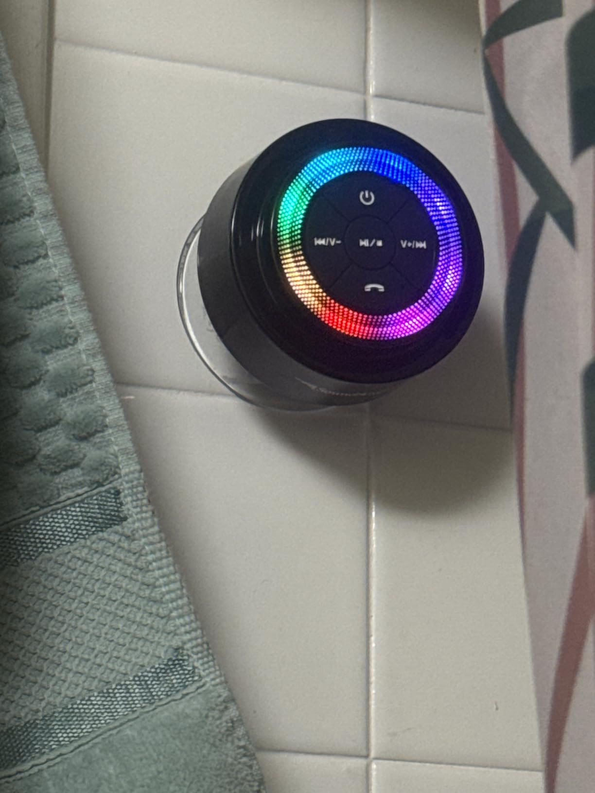 XLEADER Pro Shower Speaker (Upgraded) Certified IPX7 Waterproof Bluetooth, Premium, 8W Crystal Sound & Rich Bass, 15H Playtime, with Suction Cup, Silicone Lanyard, SoundAngel Mate (2 Gen) customer photo 1