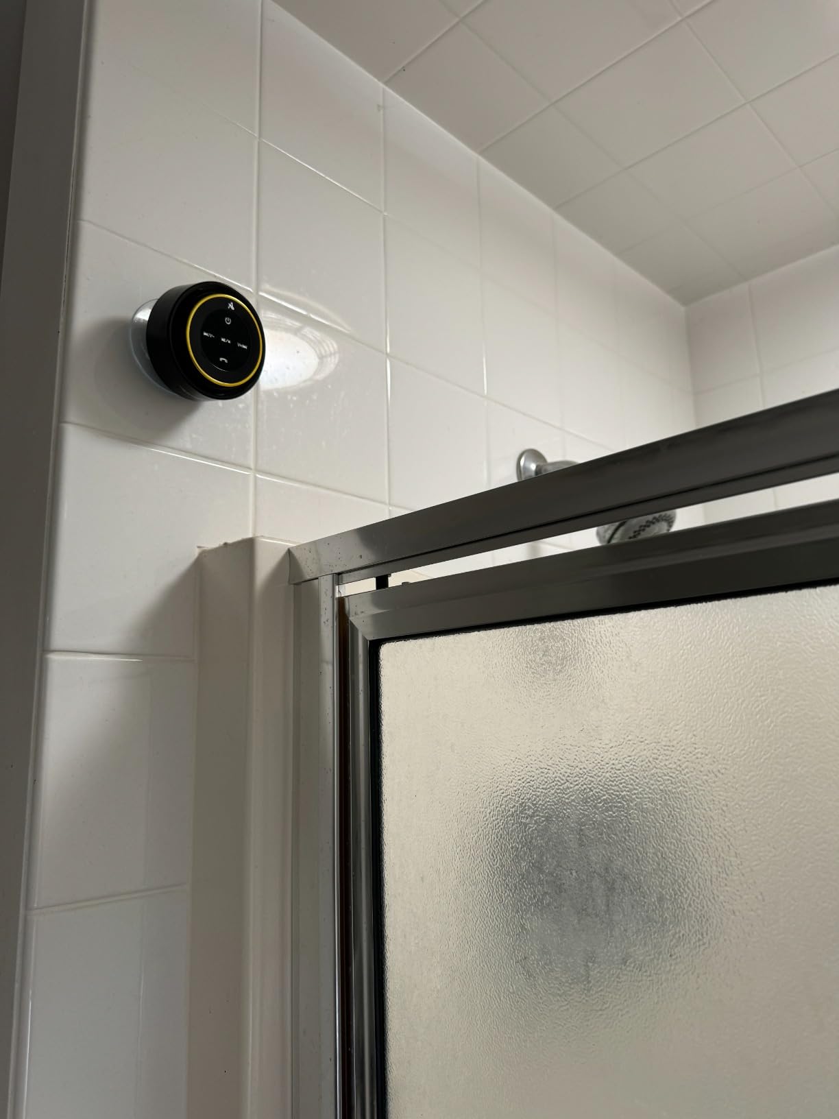 XLEADER Pro Shower Speaker (Upgraded) Certified IPX7 Waterproof Bluetooth, Premium, 8W Crystal Sound & Rich Bass, 15H Playtime, with Suction Cup, Silicone Lanyard, SoundAngel Mate (2 Gen) customer photo 2