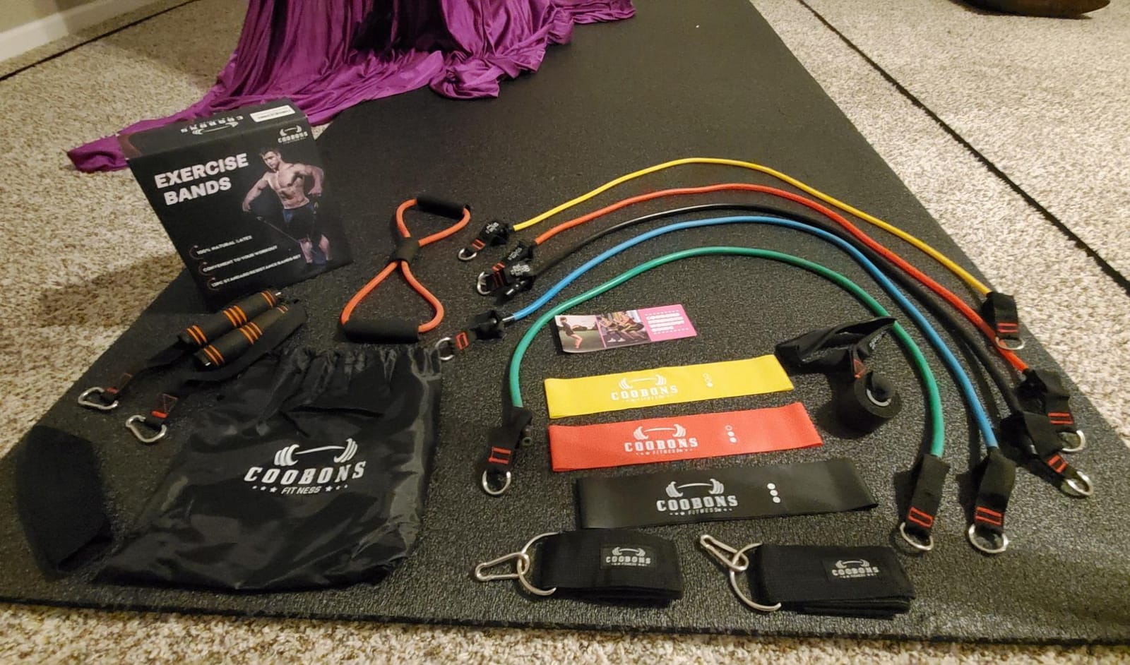 Heavy Resistance Bands for Working Out, 300LBS Exercise Bands with Handles customer photo 1