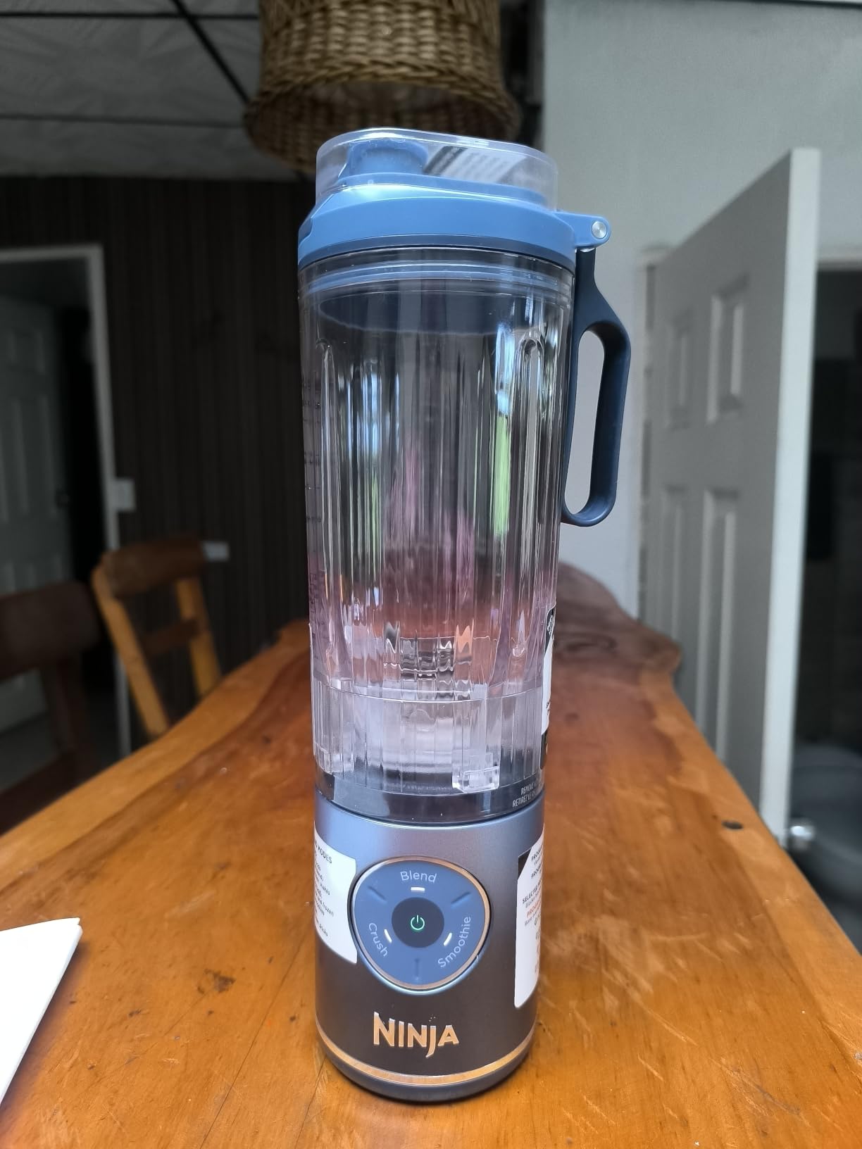 Ninja Blast Max Portable Blender, Twist & Go, 22oz, Navy, BC251NV, Auto-iQ Crush & Smoothie programs, Cordless, Dishwasher safe, Leakproof lid customer photo 2
