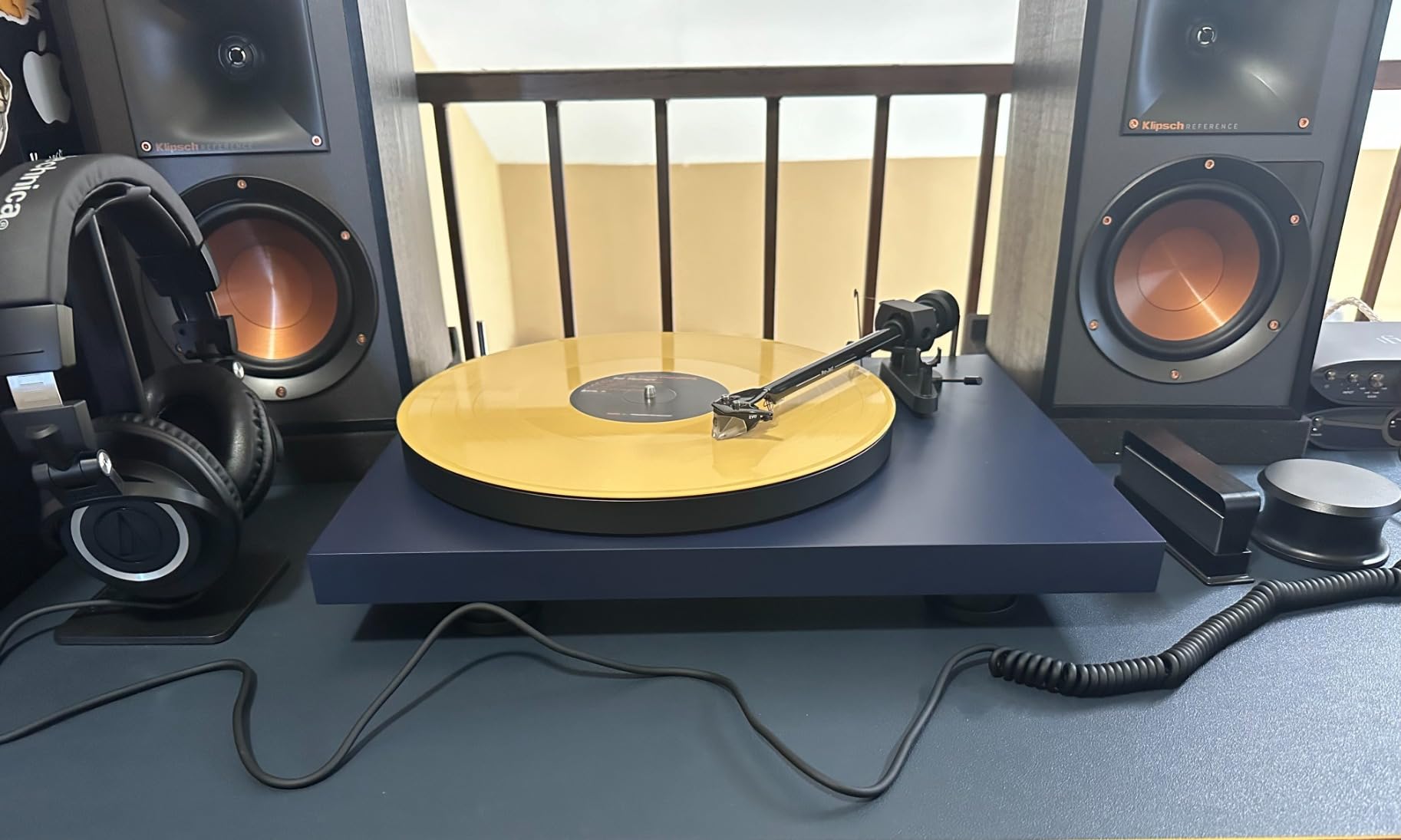 Pro-Ject Debut EVO 2 Turntable with Pick it MM EVO Cartridge (Satin Golden Yellow) customer photo 2