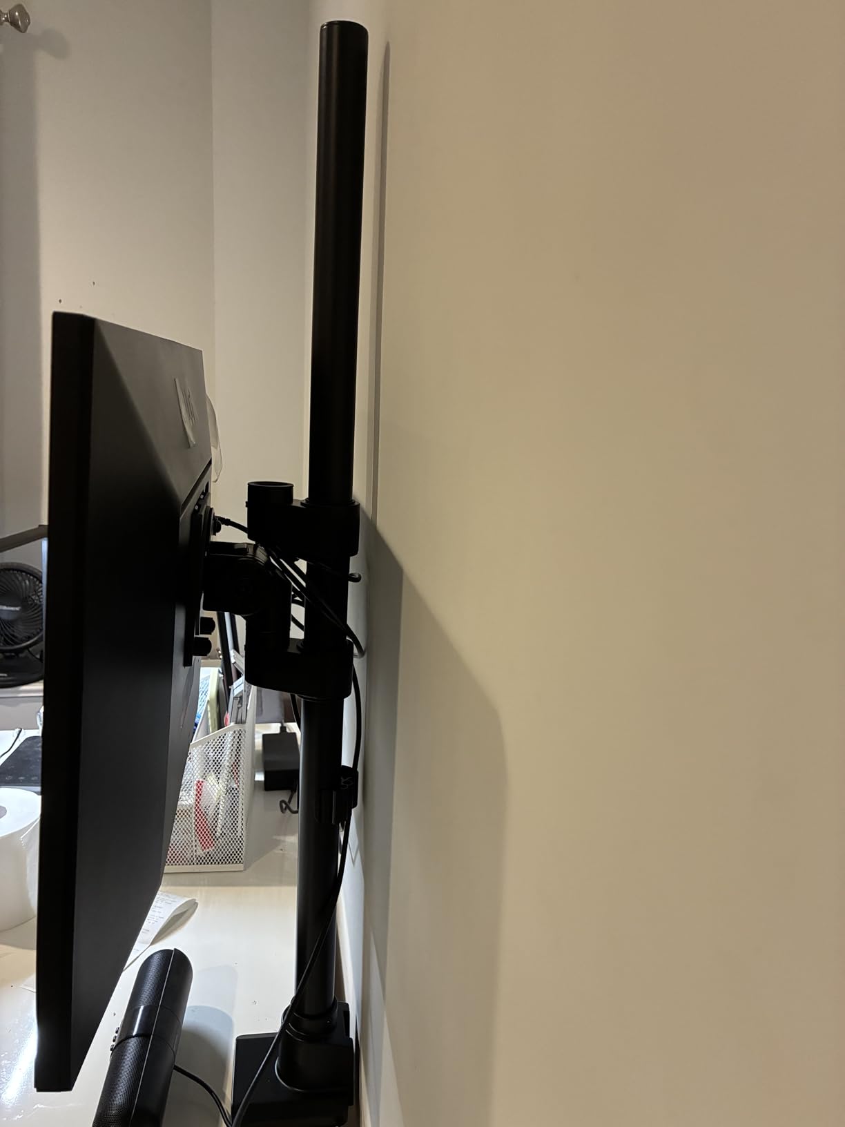 Dual Ultrawide Monitor Mount for 24-57'' Screens, Max Load 59.4 lbs per Arm customer photo 2