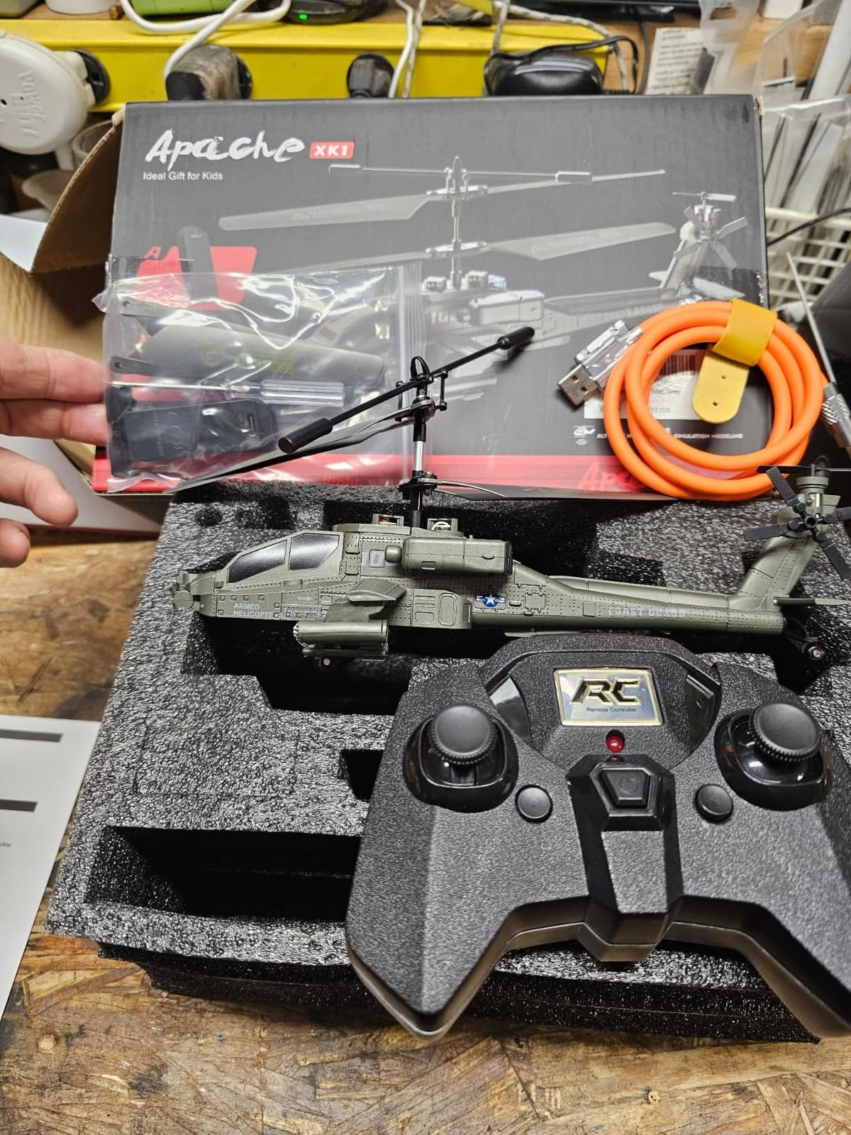 XIKOTEC RC Helicopter, Remote Control Helicopter Toy for Kids(Green) customer photo 1