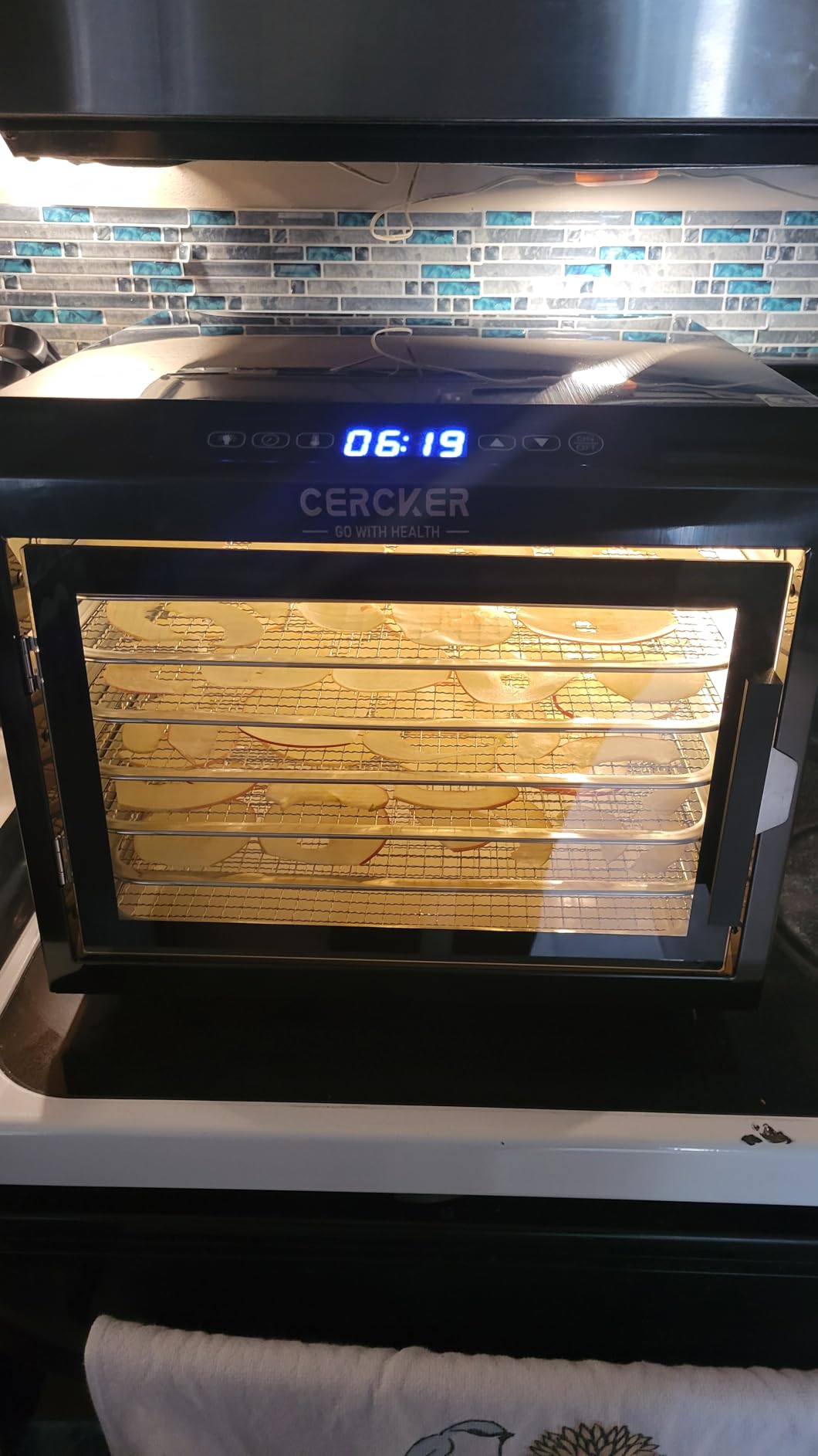 Food-Dehydrator for Fruit 14 Trays Large Food Dryer for Beef Jerky 190ºF customer photo 1