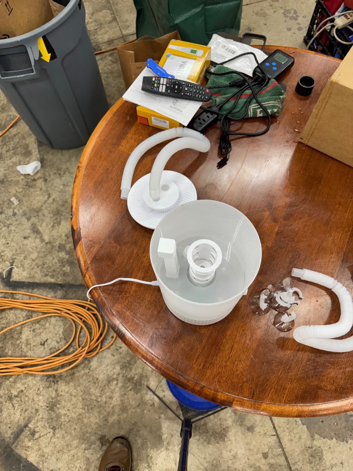 3L No Leak Plant Humidifiers for Grow Tent Greenhouse and Grow Room, Top-Fill, Auto Shut Off, with Extendable Targeting Hose Perfect for Indoor Plant Care and Humidity Control (Single Dual Fog Output) customer photo 1