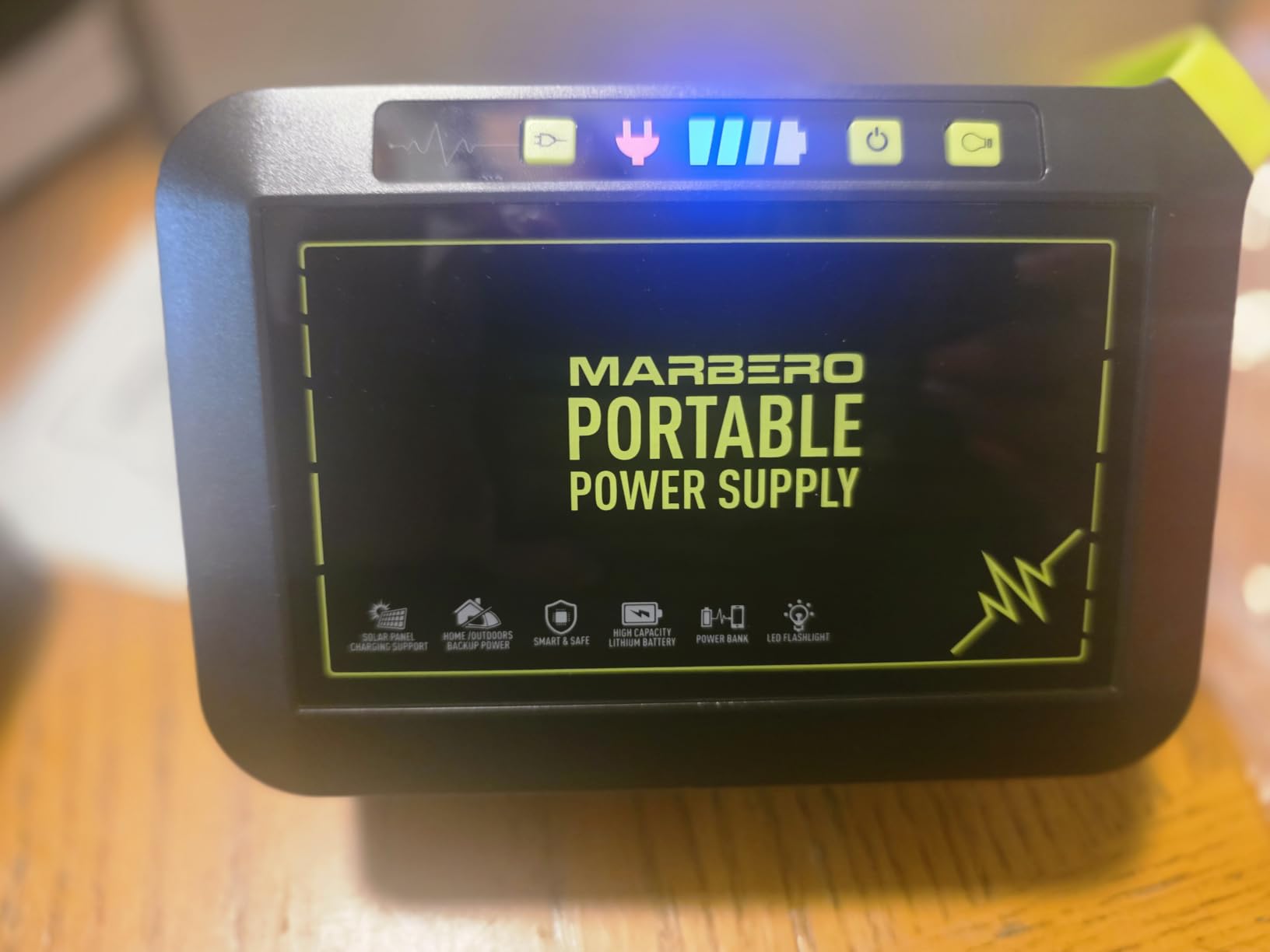 MARBERO Solar Powered Generator 88Wh, 120W Surge with 21W Solar Panel Kit customer photo 2