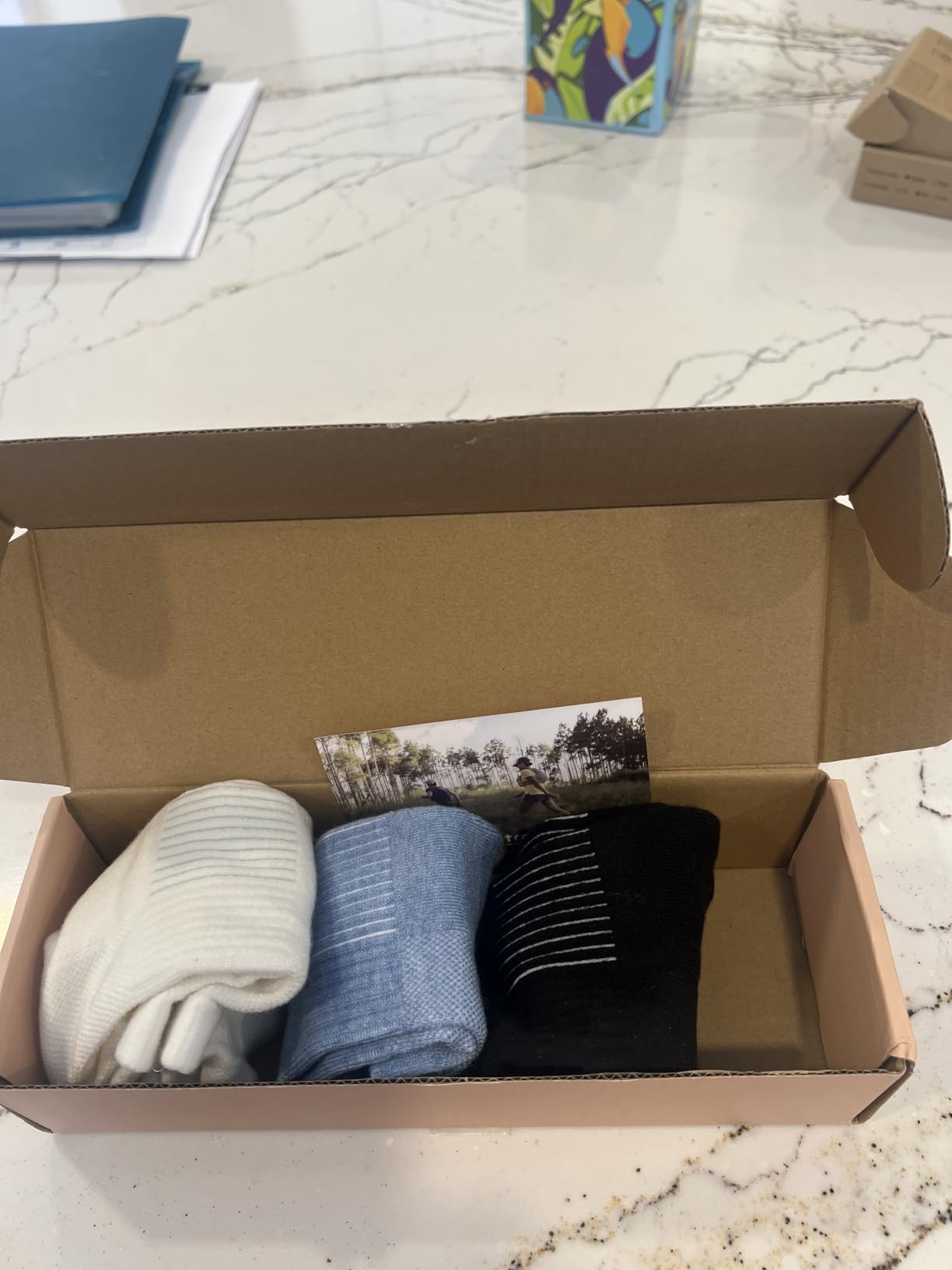 innotree Merino Wool Hiking Socks for Women, 5 Pairs customer photo 1