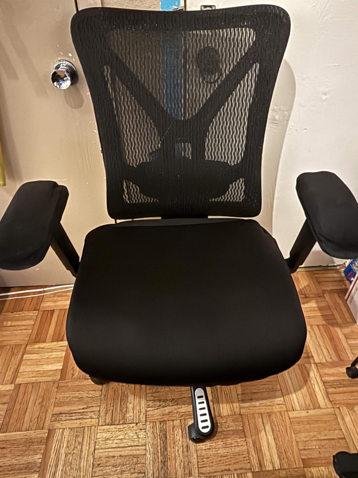 Ergonomic Office Chair, Mesh Computer Desk Chairs with BIFMA X5.1 Certified, Adjustable Lumbar Support, 3D Arm, Tilt Back, Wide Seat, Comfy Swivel Work Task Chair for Company and Home (Onyx Black) customer photo 2