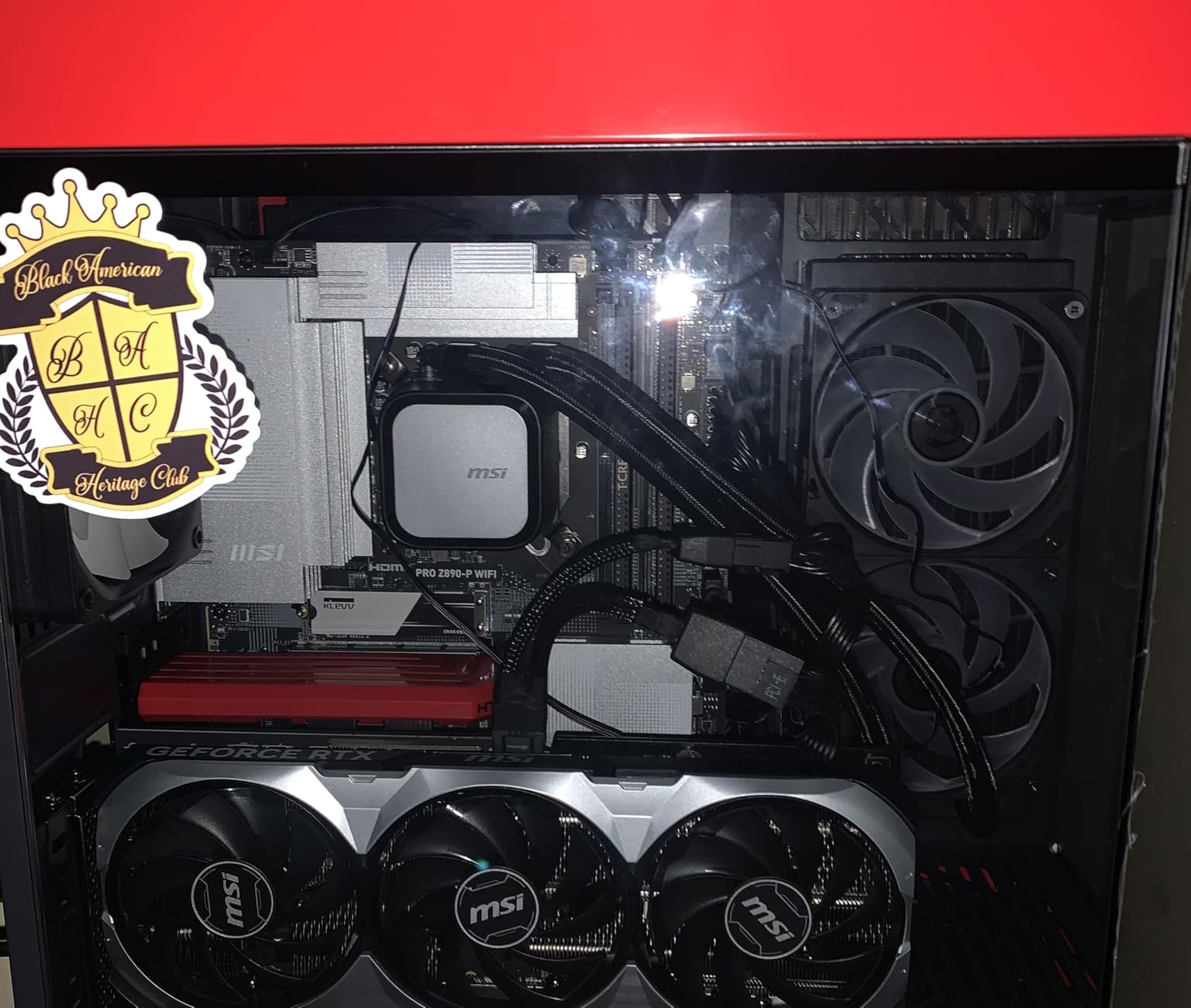 MSI PRO Z890-P WiFi ProSeries Motherboard (Supports Core Ultra Series 2 Intel Processors, LGA 1851, DDR5, PCIe 5.0, M.2, SATA, 5Gbps LAN, USB Type-C, Wi-Fi 7, Bluetooth 5.4, Thunderbolt 4, ATX) customer photo 1