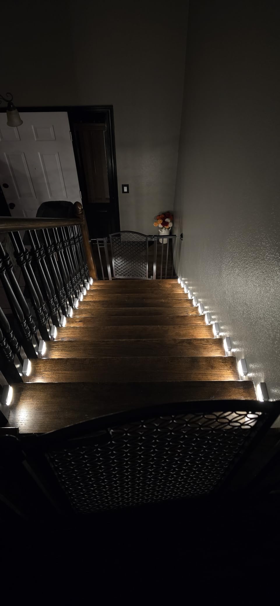 8 Pack Motion Sensor Stair Light Indoor, Battery Operated Night Lights customer photo 2