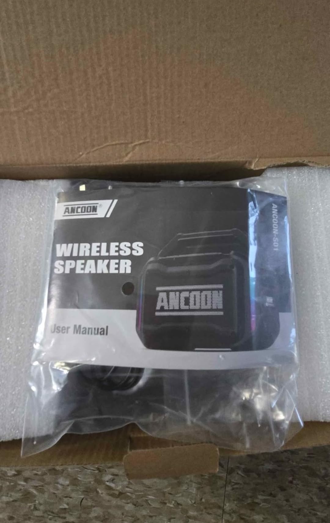 ANCOON Speakers Bluetooth Wireless: 80W(Peak) Loud Speaker with Bass, 20H Playtime, IPX6 Waterproof, Large Jobsite Speakers for Work, Outdoor, Workshop, Garage, Portable Speaker with TWS (Red) customer photo 1