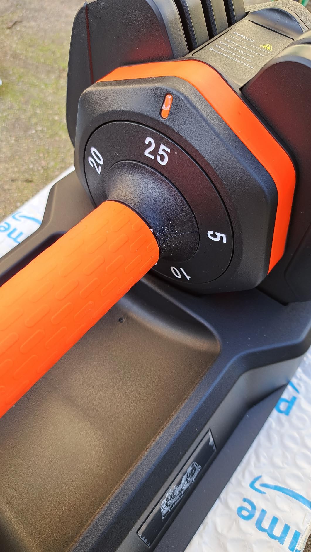 2026 FDB2 Updated Adjustable Dumbbell Set of 2, 5-in-1/10-in-1 Weights Dumbbell Set with Storage Box, 25lbs/55lbs Adjustable Weights with Anti-slip Silicone Grip, Weight Set For Home Gym Suit both Men and Women customer photo 2