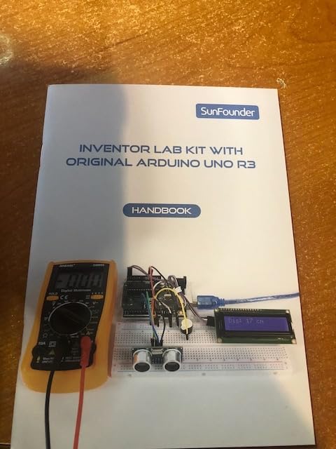 SunFounder Inventor Lab Starter Kit with Original Arduino Uno R3 REV3 Multimeter 34 Projects 40+Video Courses RAB Breadboard Holder, RoHS Compliant, for Beginners & Engineers customer photo 2