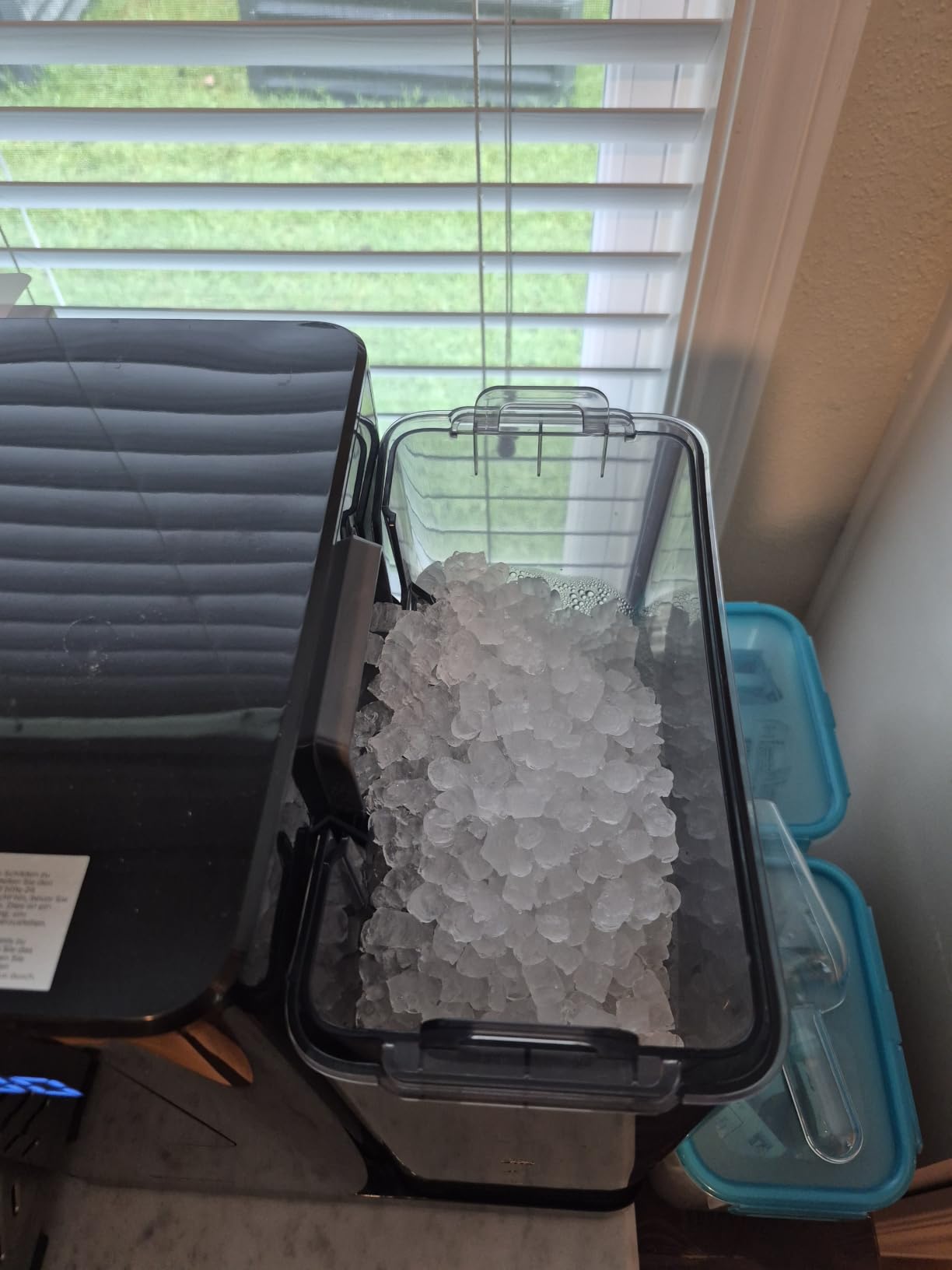 Silonn Nugget Ice Maker Countertop, Pellet Ice Machine with Self-Cleaning Function, Sonic Ice Maker Produces 36lbs of Chewable Ice in 24 Hours, Ideal for Home Kitchen and Office (Stainless Steel) customer photo 2