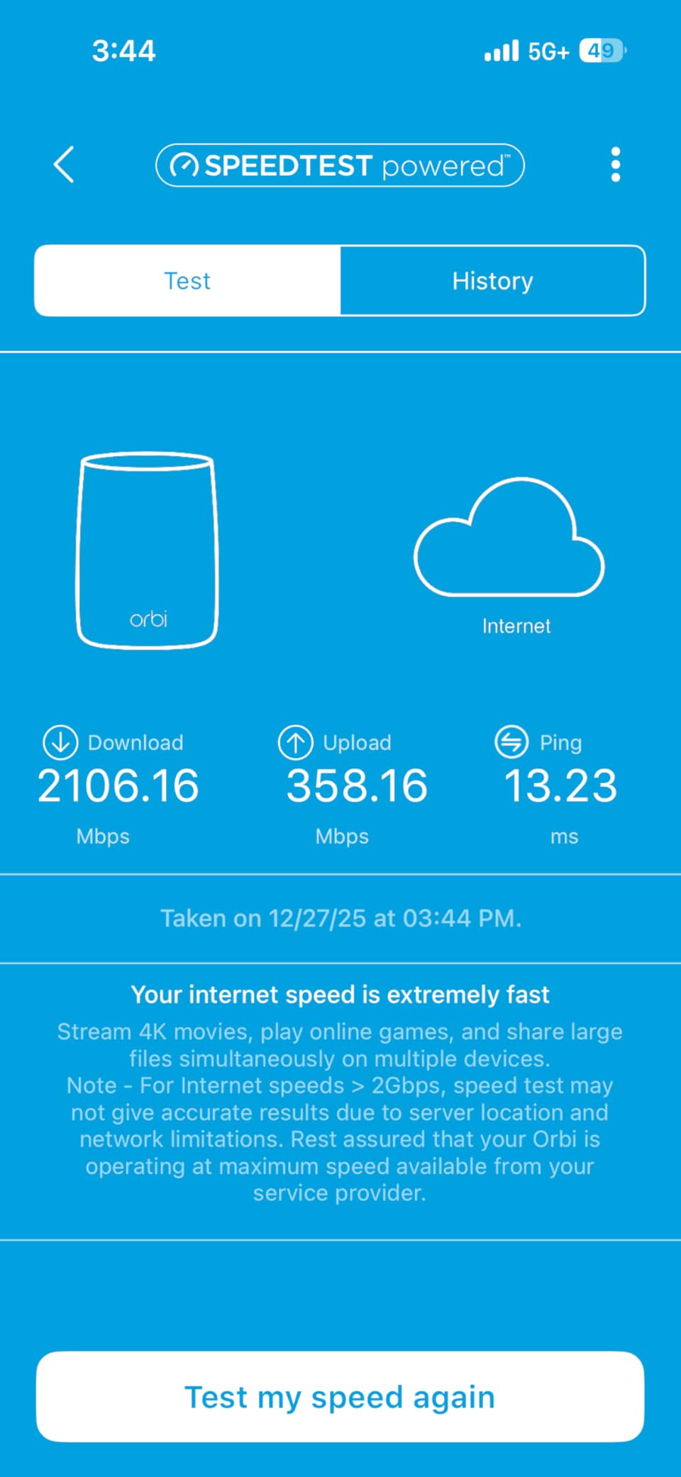 NETGEAR Nighthawk DOCSIS 3.1 Mid/High-Split Modem (CM3000-1AZNAS) - Approved for Today's Fastest Speeds - Works with All Providers, Incl. Xfinity, Spectrum, Cox - Plans up to 2.5Gbps customer photo 2
