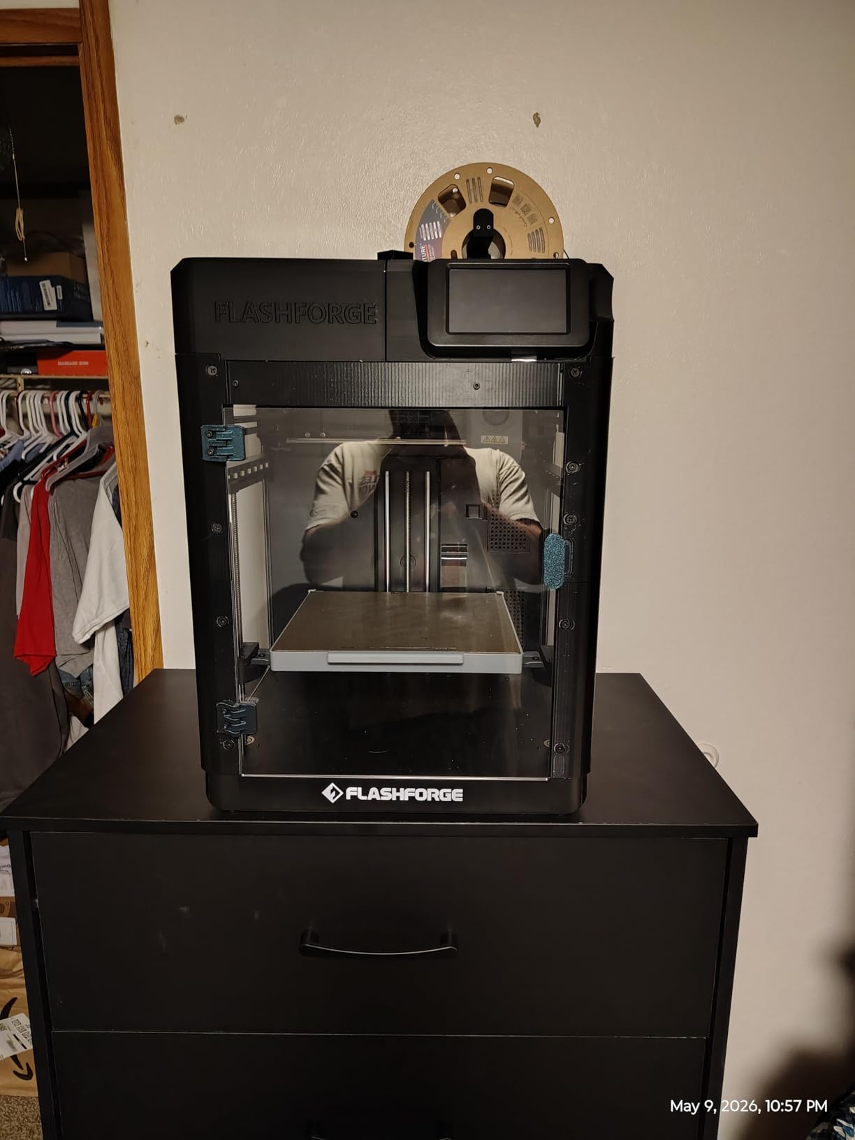 FLASHFORGE AD5M 3D Printer Fully Auto Calibration Print with 1-Click Max 600mm/s Speed, All-Metal CoreXY Structure Precise Printing, Easy-Maintenance Quick-Swap Nozzle, Print Size 220x220x220mm customer photo 2
