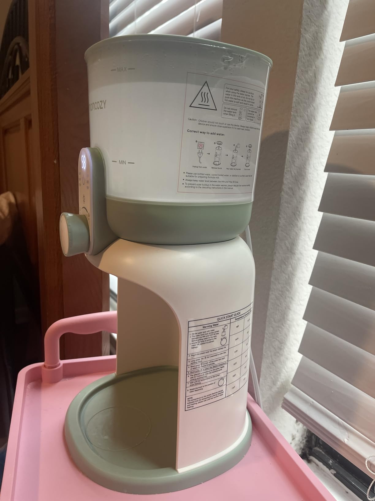Momcozy Instant Water Warmer, 57 fl oz Baby Formula Water Dispenser customer photo 1