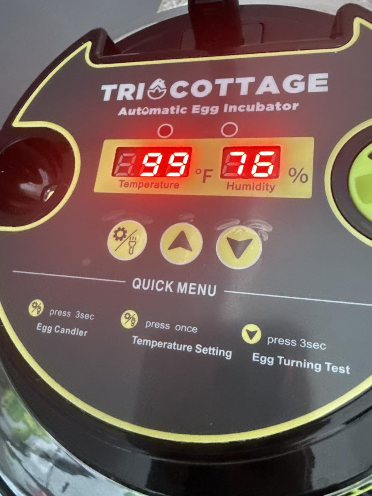 Incubators for Hatching Eggs 12 Egg Incubator with Automatic Egg Turning and Humidity Control,Egg Candler,Auto Water Replenishment,for Chicken Eggs and Quail Egg M12H customer photo 1