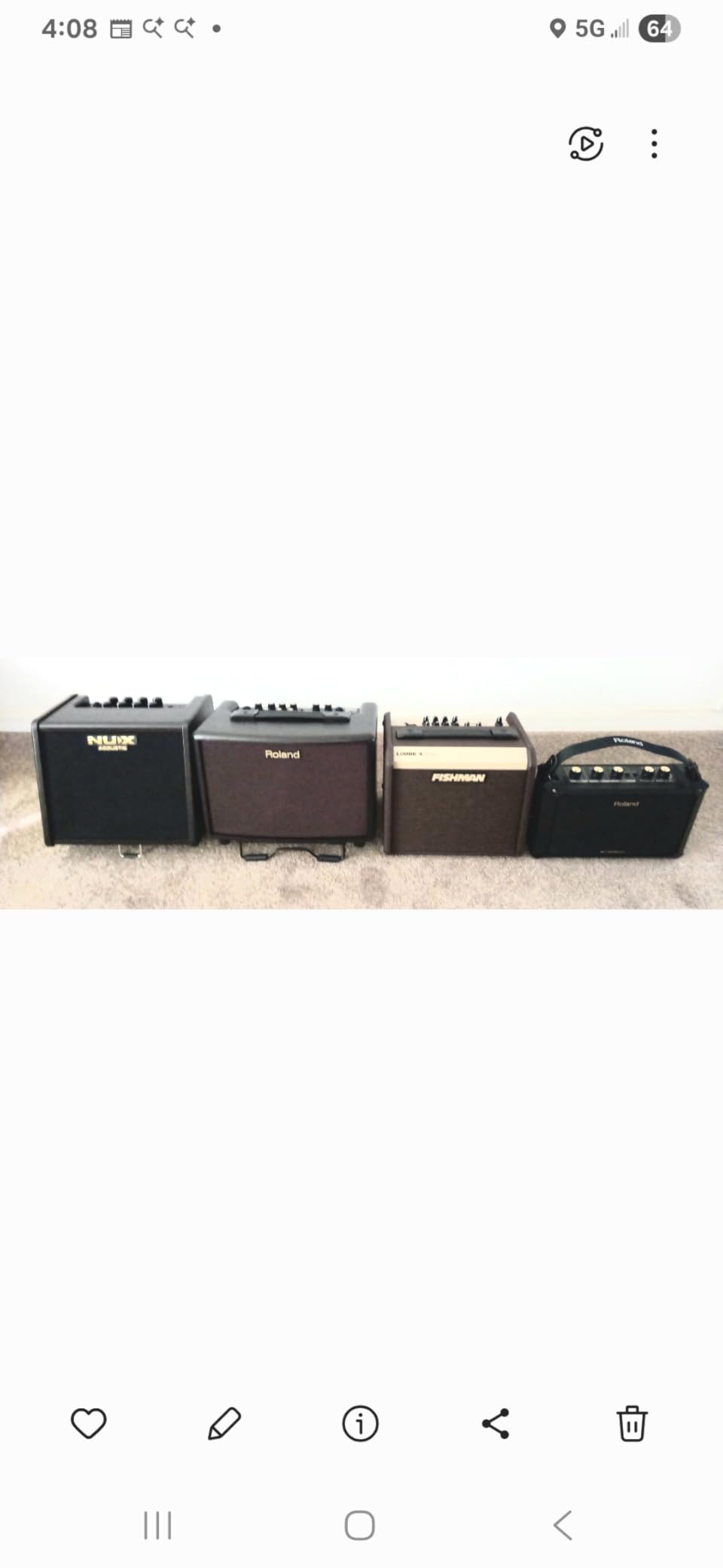 JOYO 20W Acoustic Guitar Amp Battery-Powered Portable Stereo Amplifier with Bluetooth, Reverb/Delay/Chorus Effects, Mic and Guitar Input, USB-C Recording for Practice, Busking & Small Gigs (AC-20S) customer photo 2