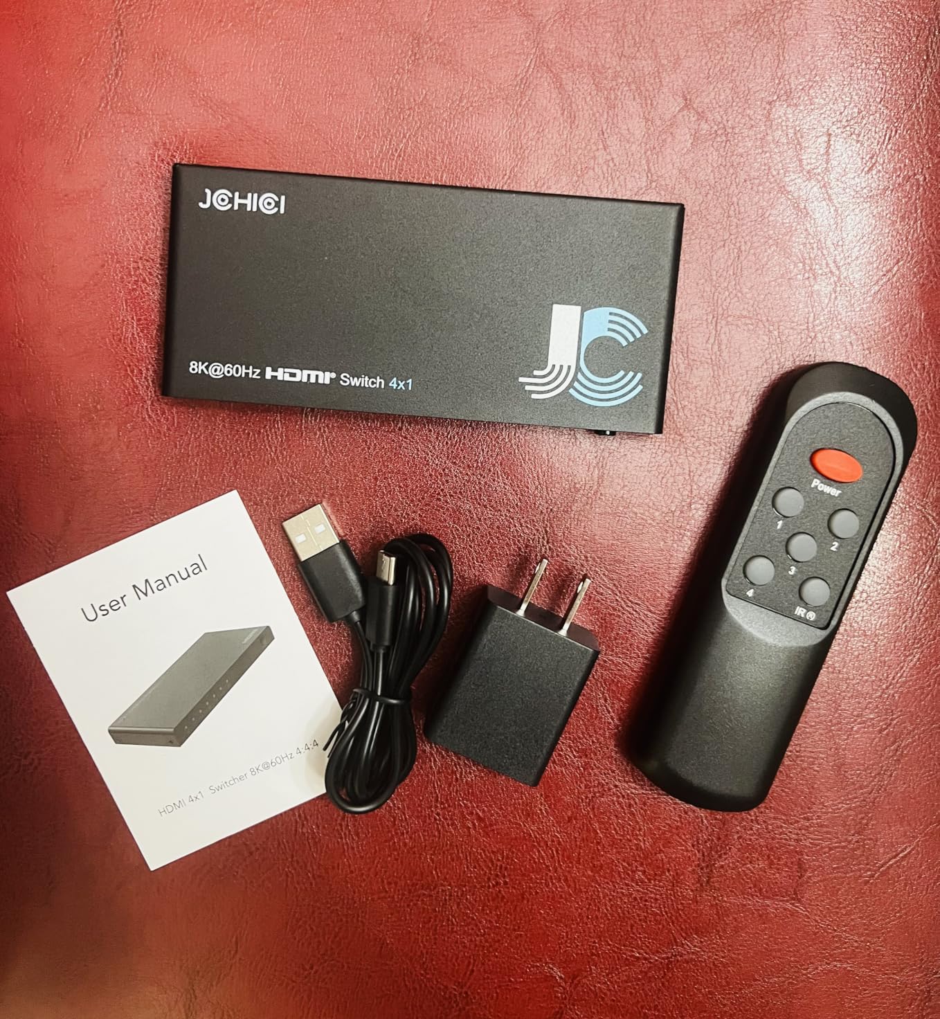 HDMI 2.1 Switch 4 in 1 Out 8K 60Hz 4K 120Hz for PS5 Xbox Apple TV customer photo 1