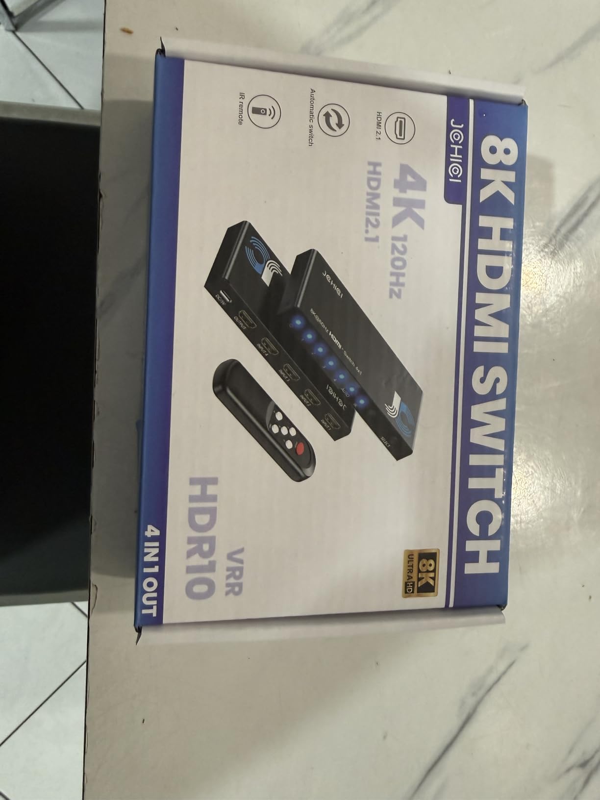 HDMI 2.1 Switch 4 in 1 Out 8K 60Hz 4K 120Hz for PS5 Xbox Apple TV customer photo 2