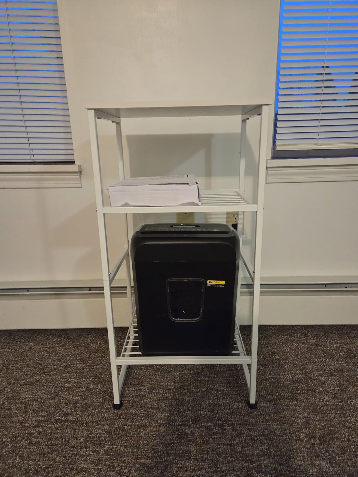 Bonsaii 6-Sheet Cross Cut Paper Shredder for Home, 3.4 Gal Bin | P-4 Security Level, Shreds Credit Cards, Staples & Paper Clips, with Portable Handle, Small Shredder for Home Office，C237-B customer photo 1
