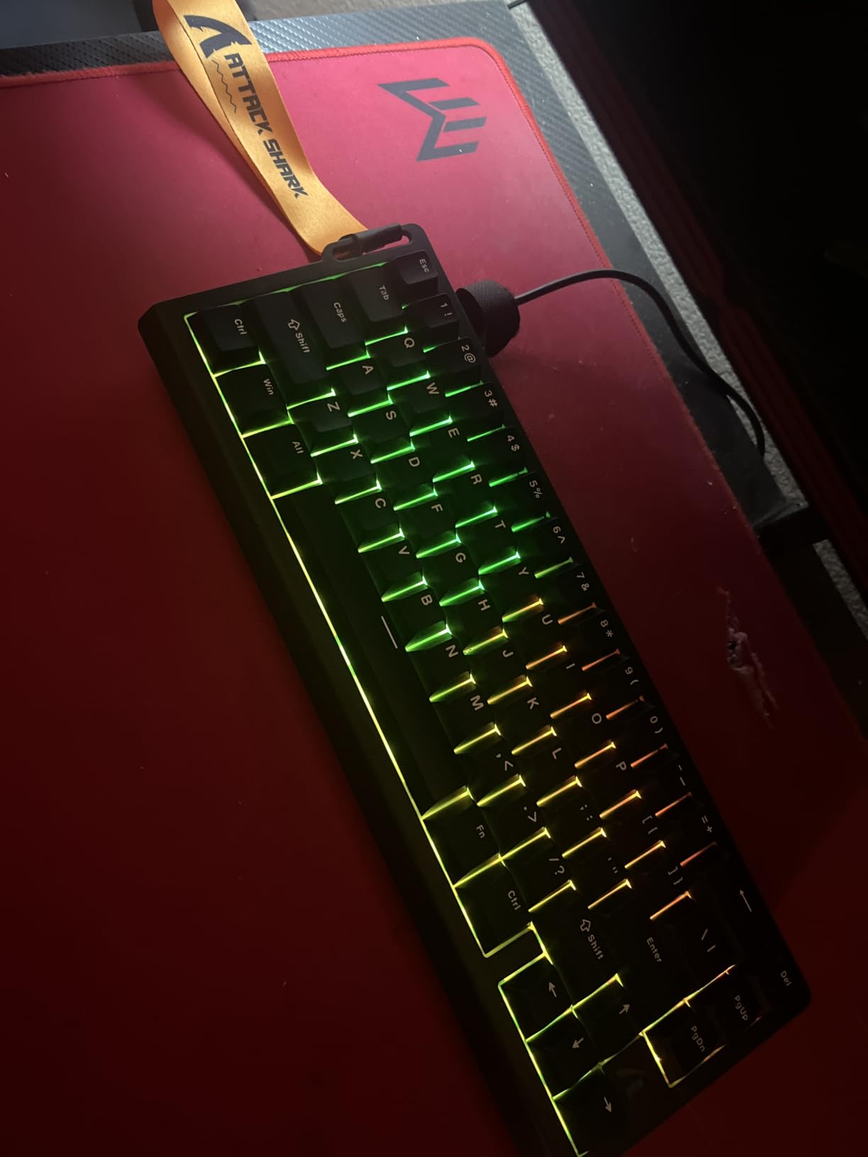 ATTACK SHARK X68HE RT Mechanical Gaming Keyboard 60% Wired TKL-BlackContour customer photo 1