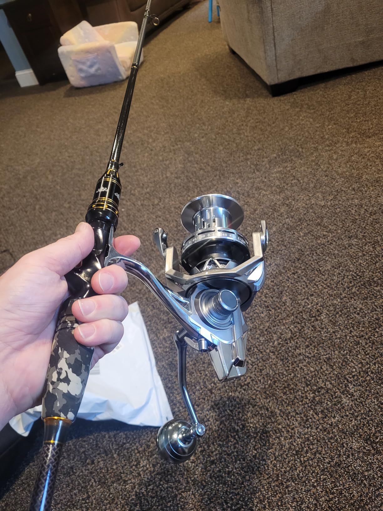 GARRET Spinning Reel, 8000/10000/12000 Aluminum Frame Surf Fishing Reels, Carbon Fiber 55LB Power Drag, Heavy Long Casting Inshore Saltwater & Offshore Saltwater Freshwater Fish Reel customer photo 1