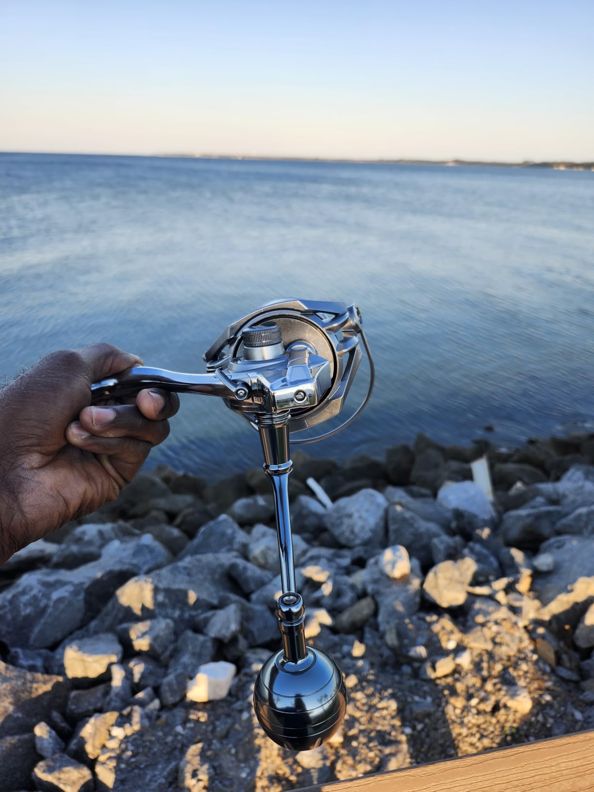 GARRET Spinning Reel, 8000/10000/12000 Aluminum Frame Surf Fishing Reels, Carbon Fiber 55LB Power Drag, Heavy Long Casting Inshore Saltwater & Offshore Saltwater Freshwater Fish Reel customer photo 2